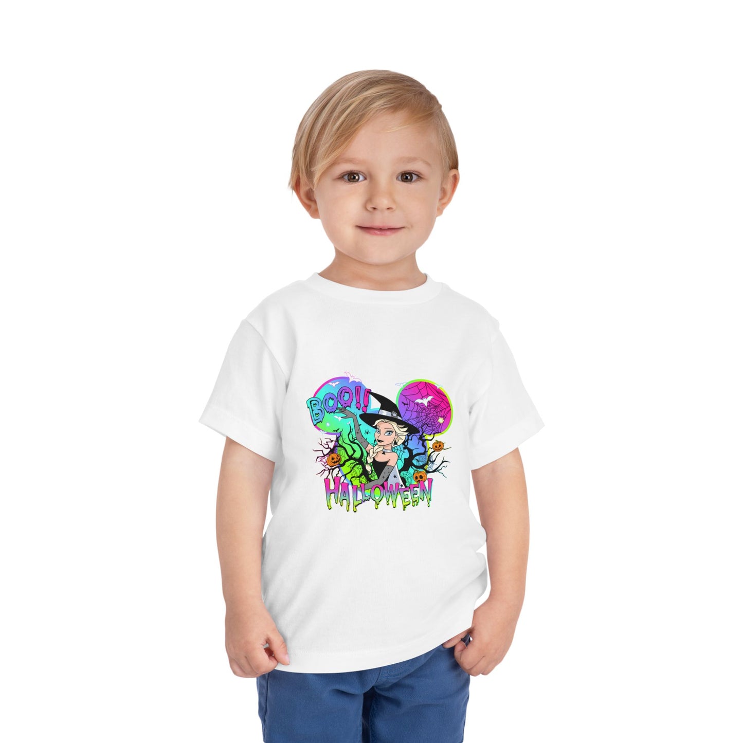 Elsa Boo! Halloween Toddler Short Sleeve Tee