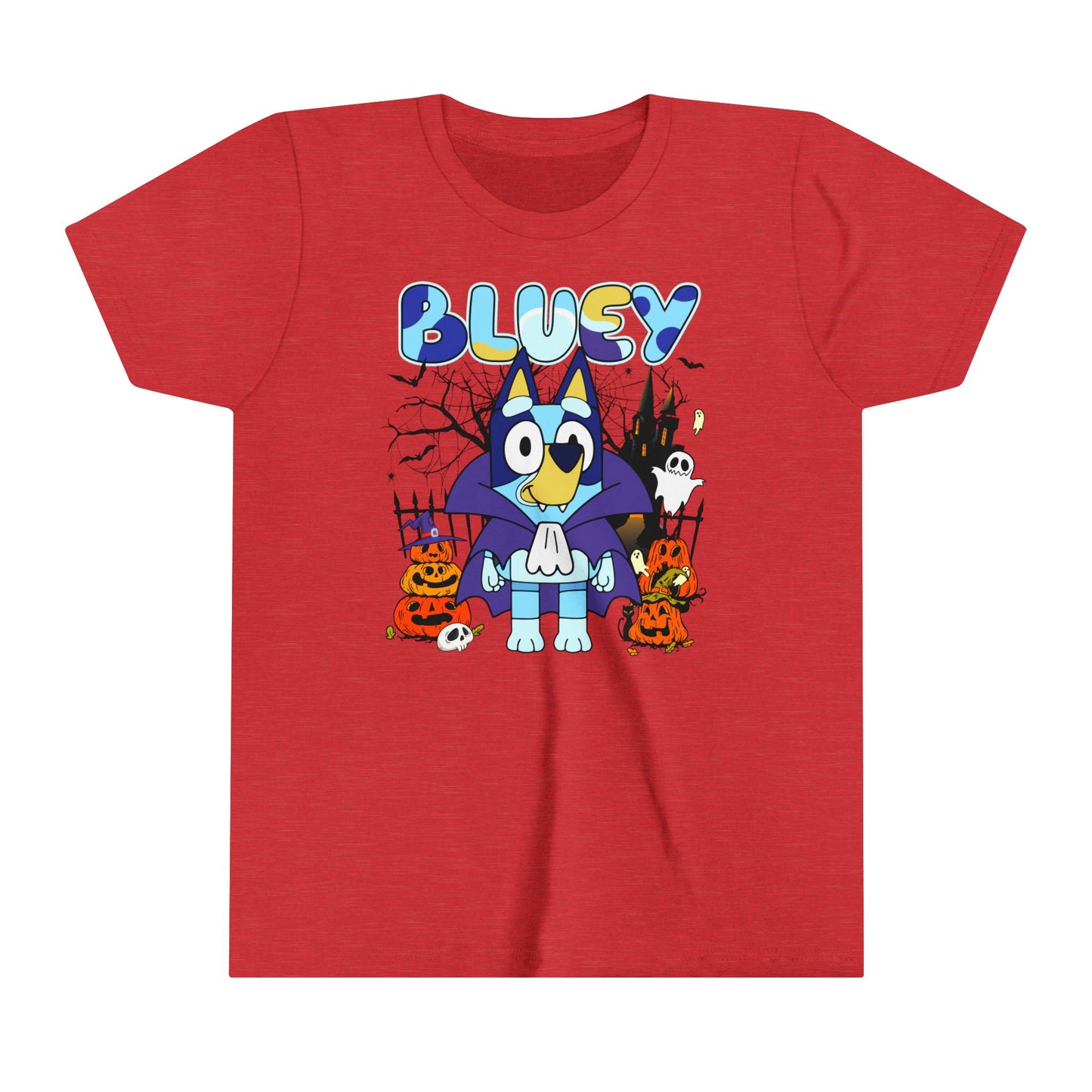 Blue vampire Youth Short Sleeve Tee