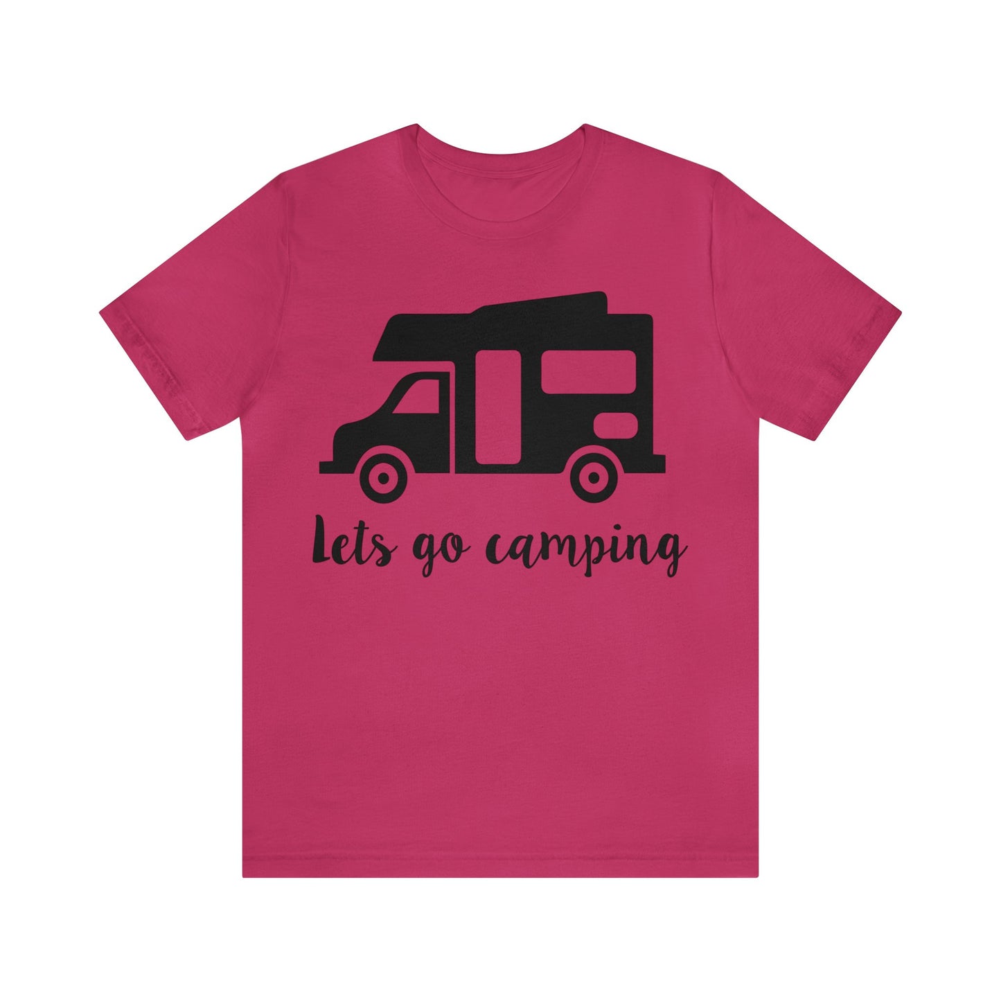Let's Go Camping Short Sleeve Tshirt
