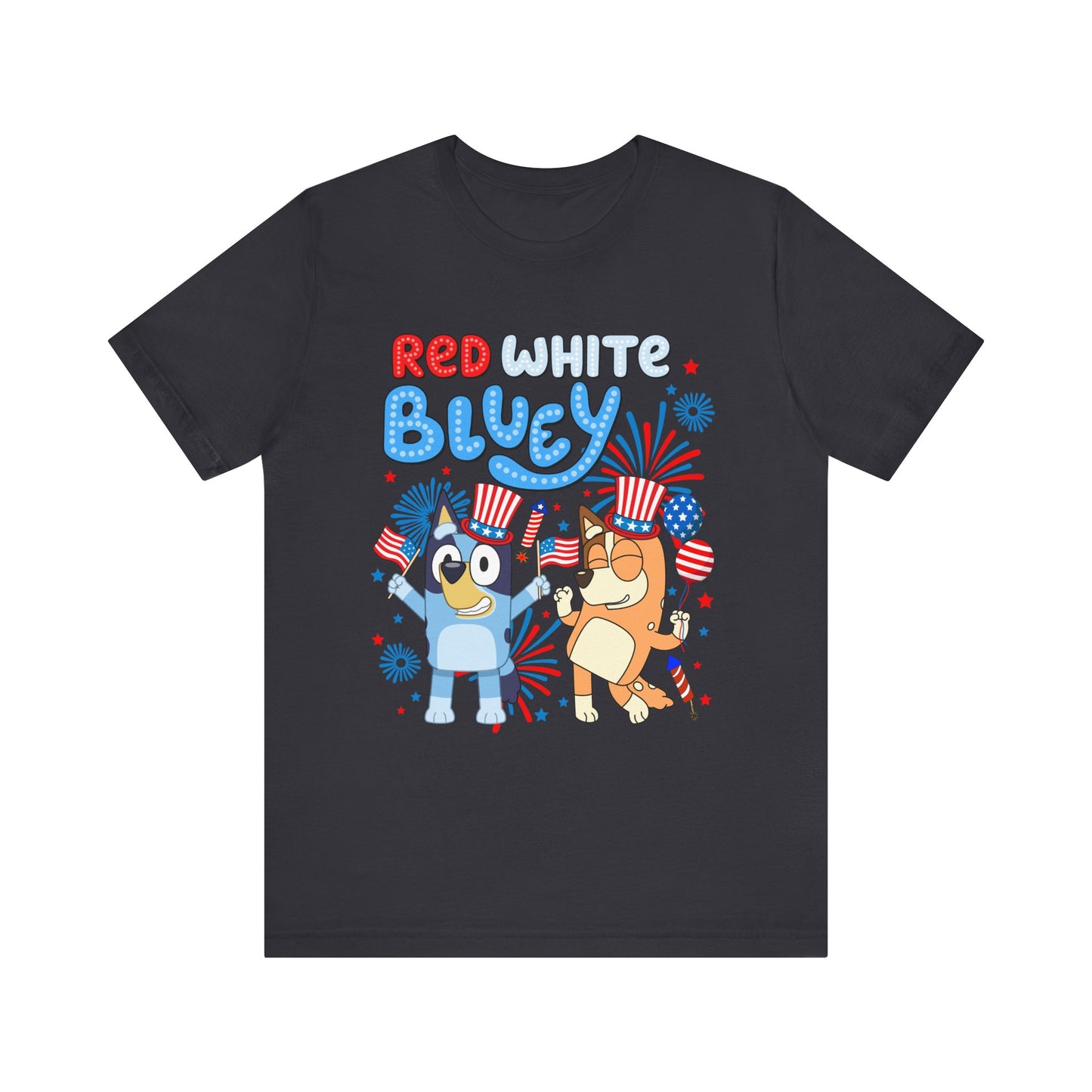 Red, White & Blue Jersey Short Sleeve Tee