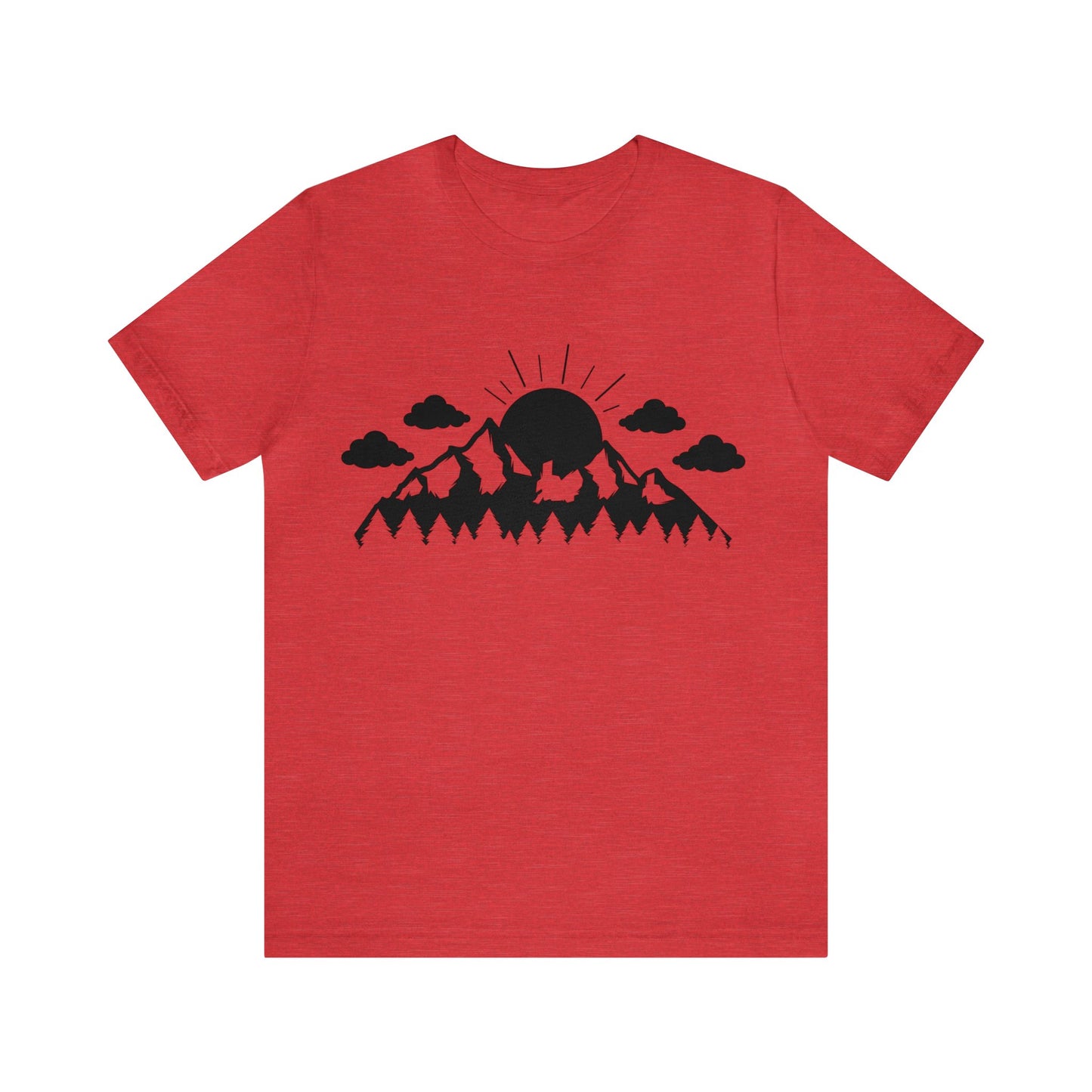 Forest - Mountain - Sun Short Sleeve Tshirt