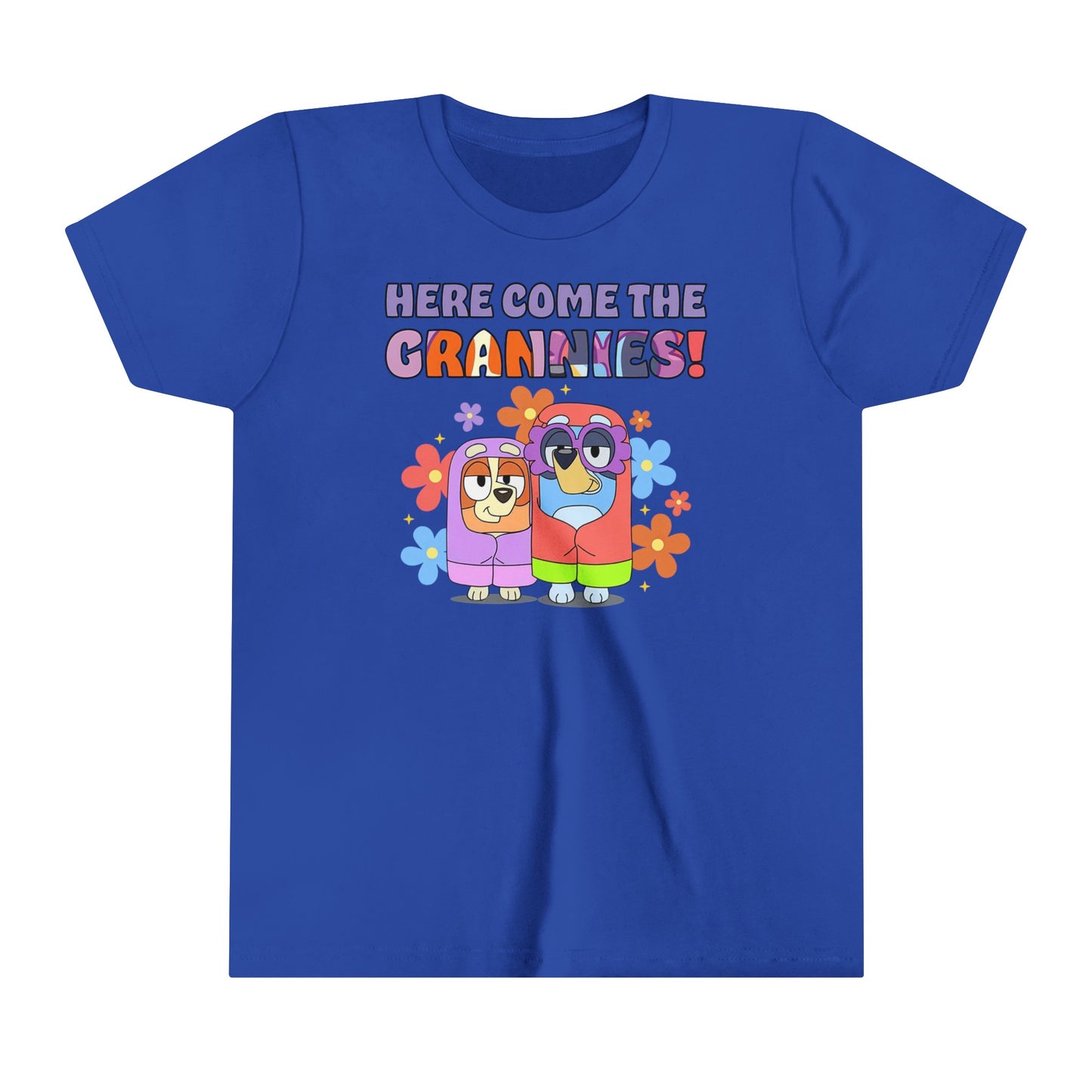 Here Come the Grannies Youth Short Sleeve Tshirt