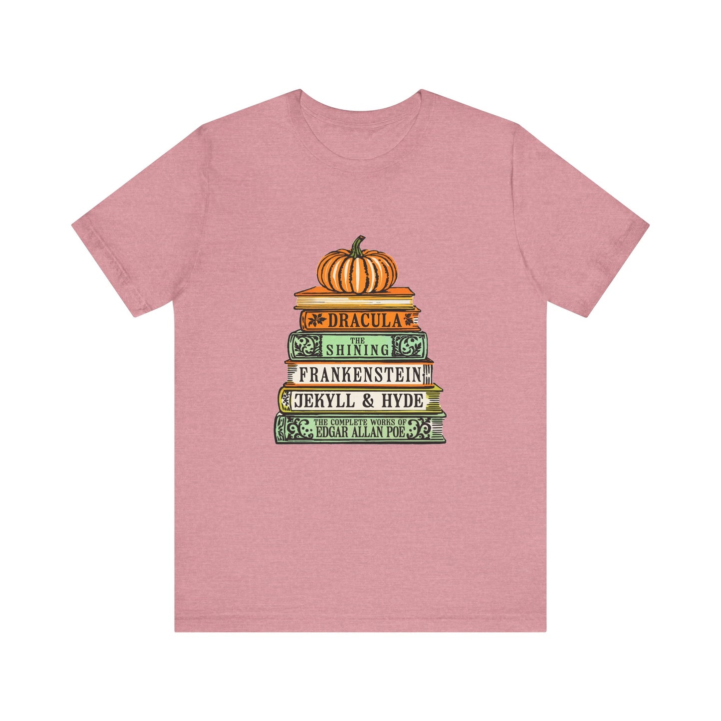 Horror Books Jersey Short Sleeve Tee