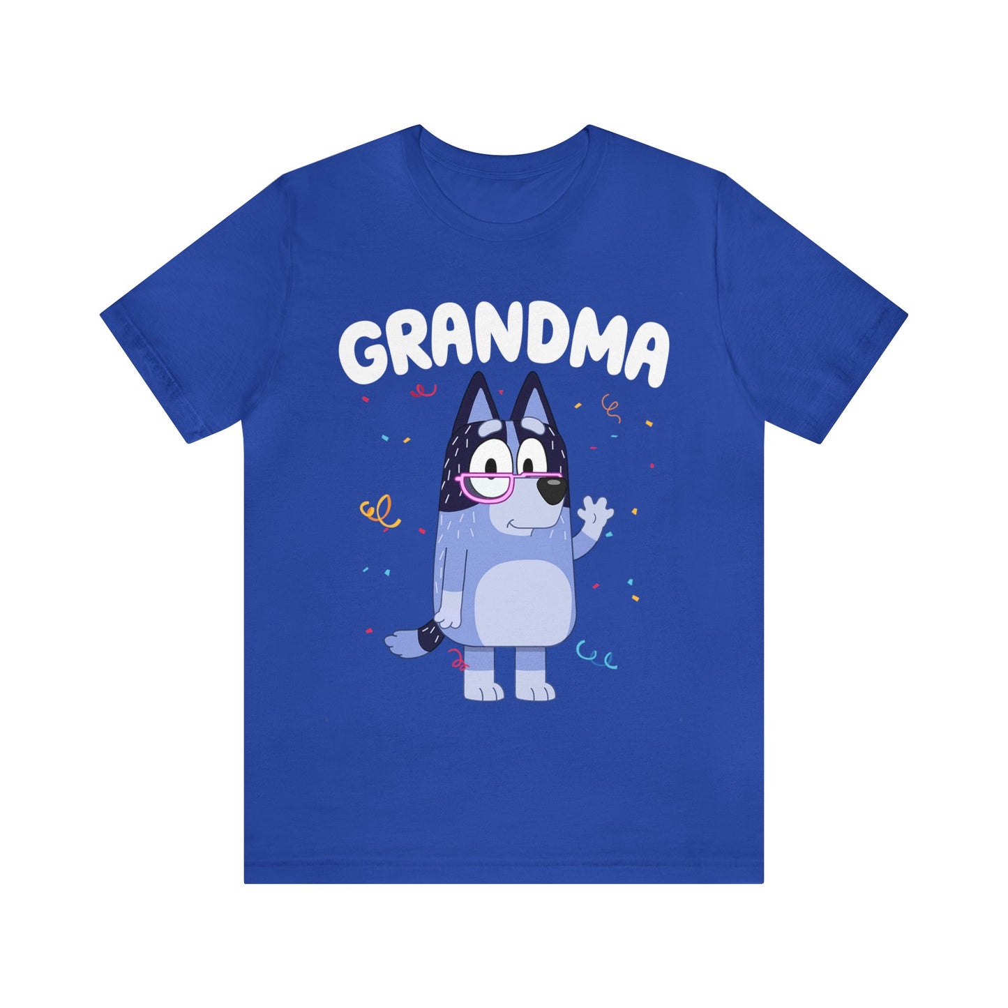 Grandma Bluey Birthday short sleeve Tshirt
