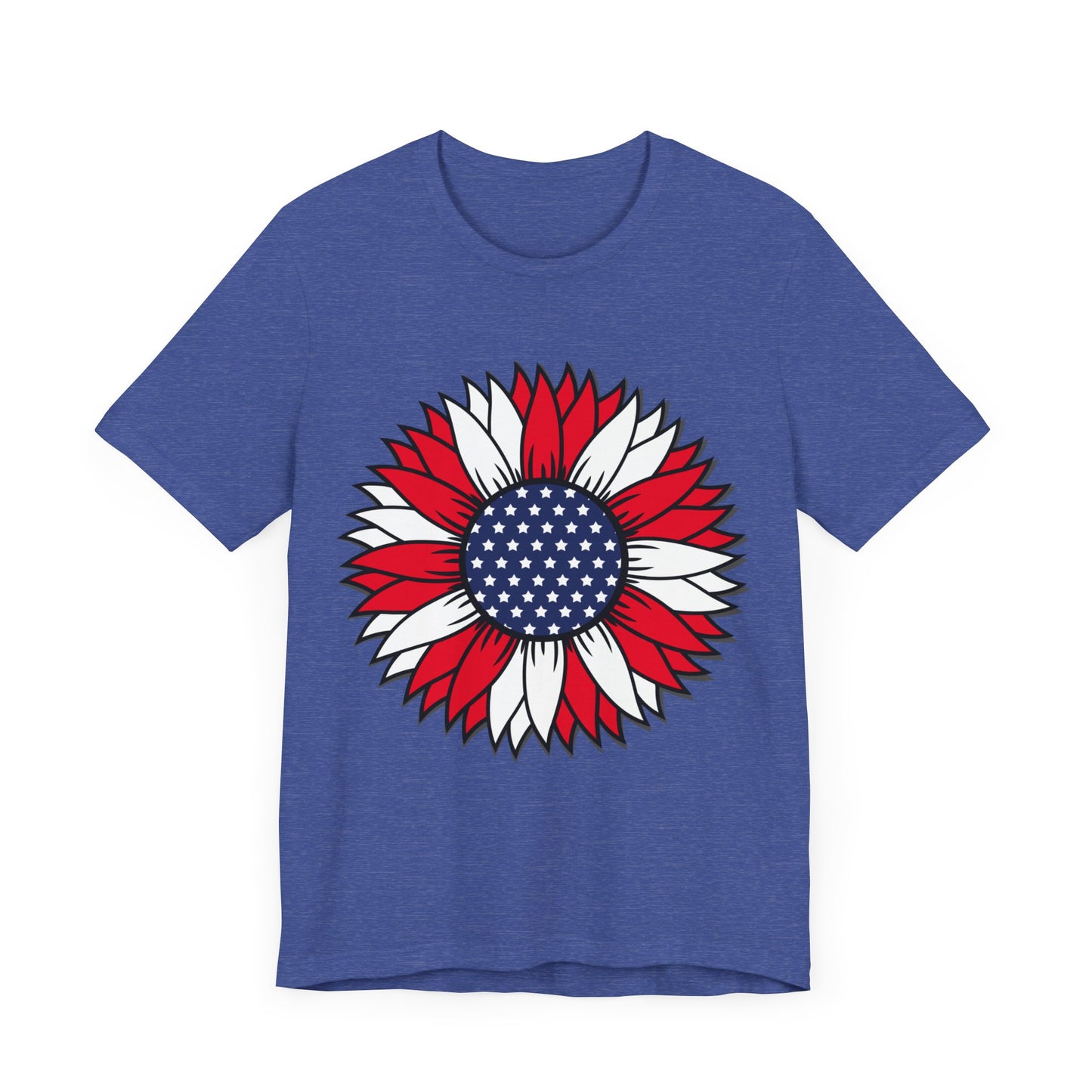 American Sunflower Jersey Short Sleeve Tee
