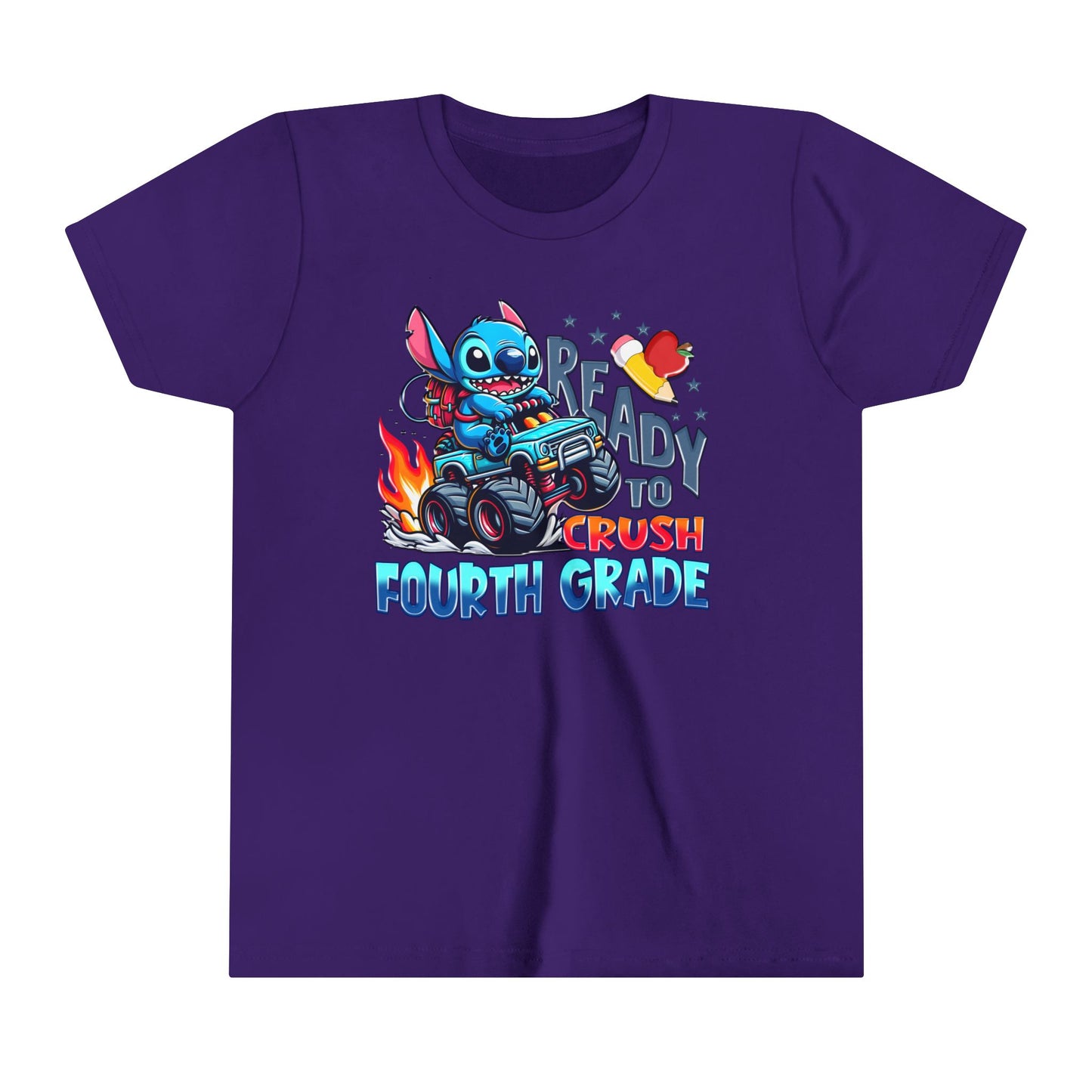 Ready to Crush Fourth Grade Youth Short Sleeve Tee