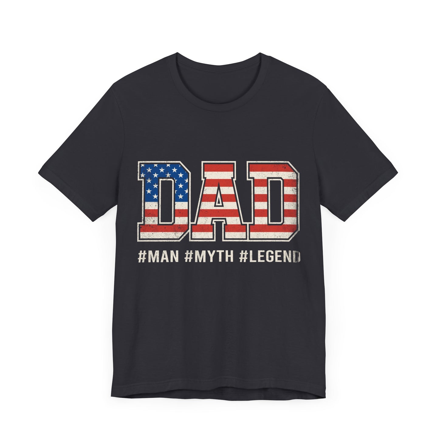 DAD The Man. The Myth. The Legend Jersey Short Sleeve Tee