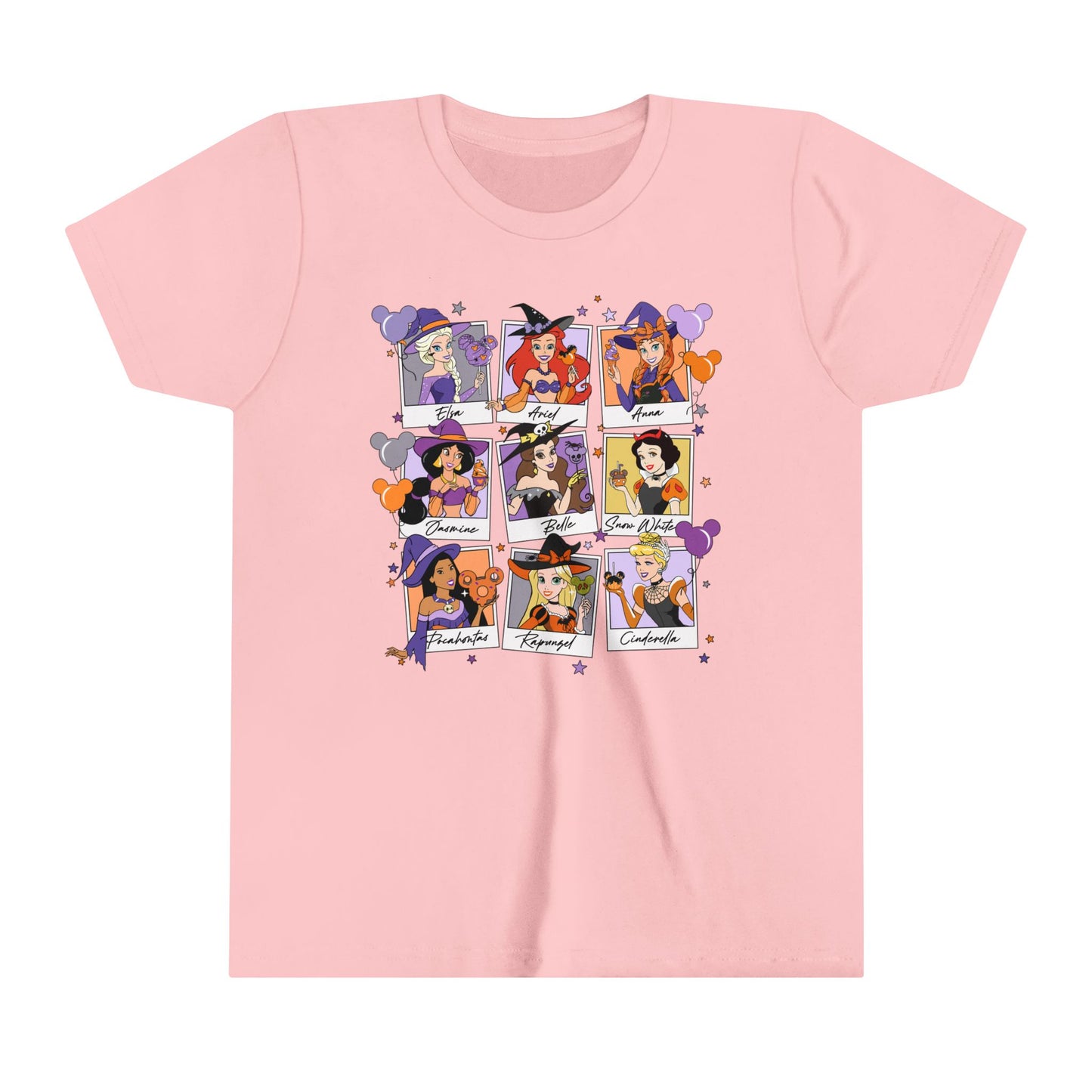 Disney Princess Halloween Youth Short Sleeve Tee