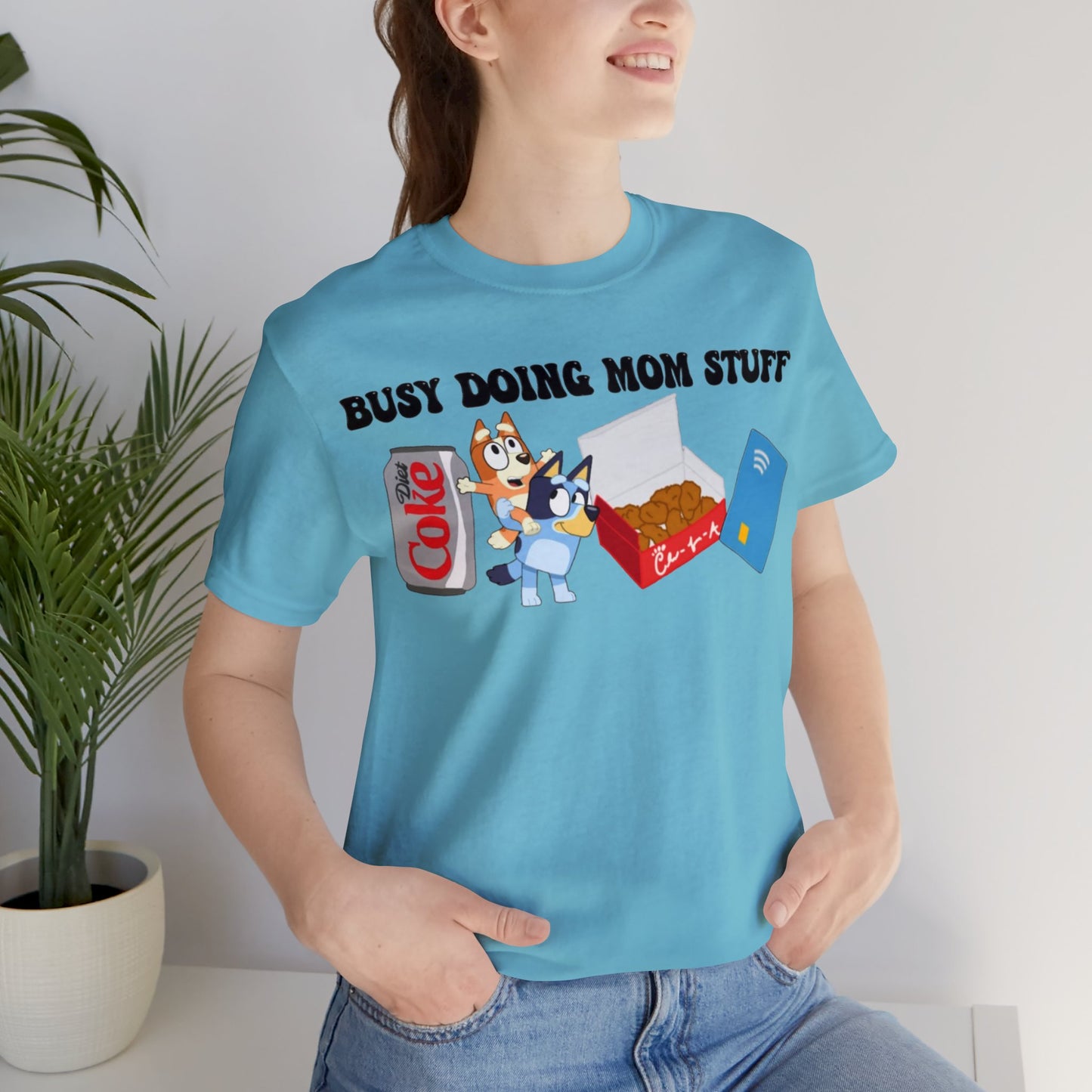 Busy Doing Mom Stuff Short Sleeve Tshirt