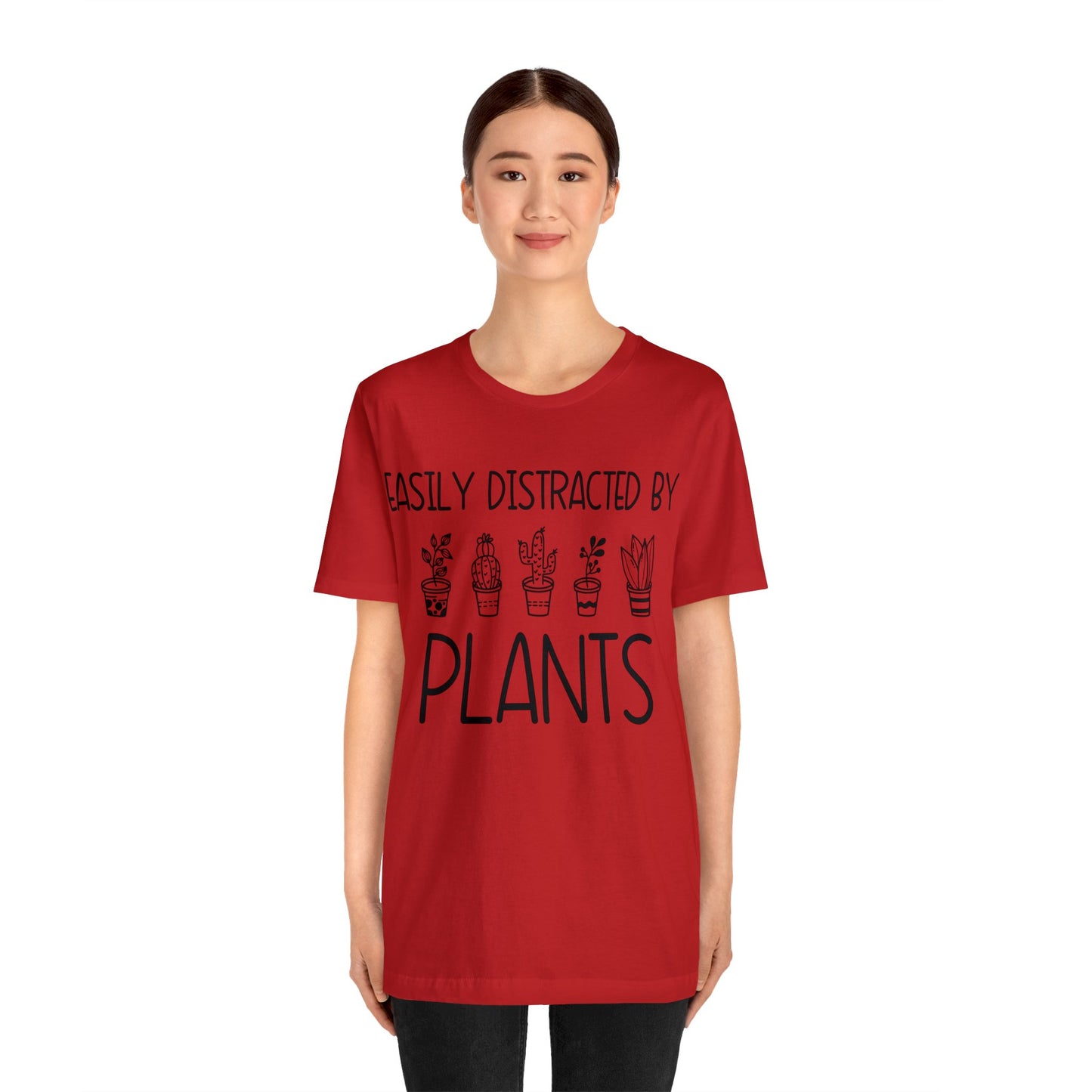 Easily Distracted by Plants Short Sleeve Tee