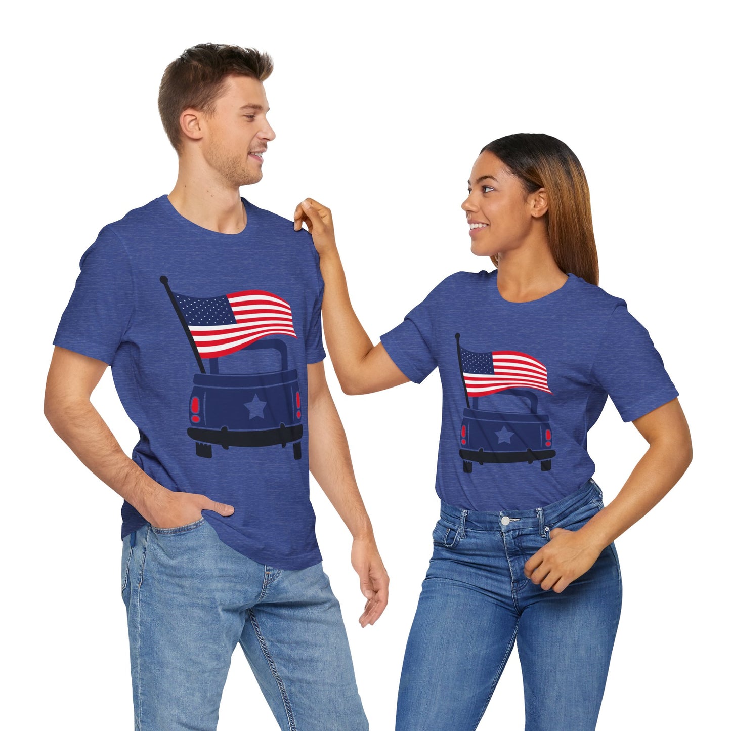 Flag & Truck Jersey Short Sleeve Tee