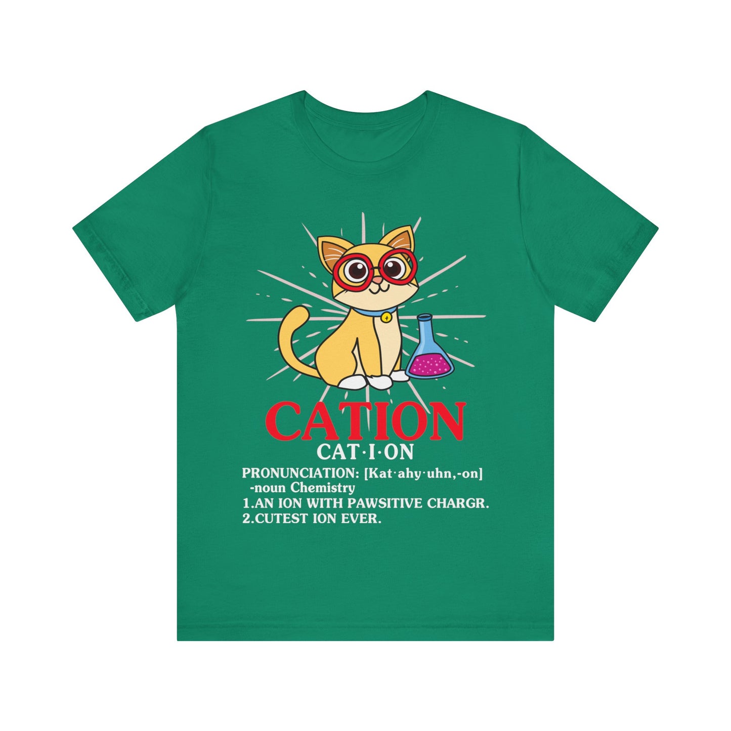 Cat-I-On (Cation) Definition Jersey Short Sleeve Tee
