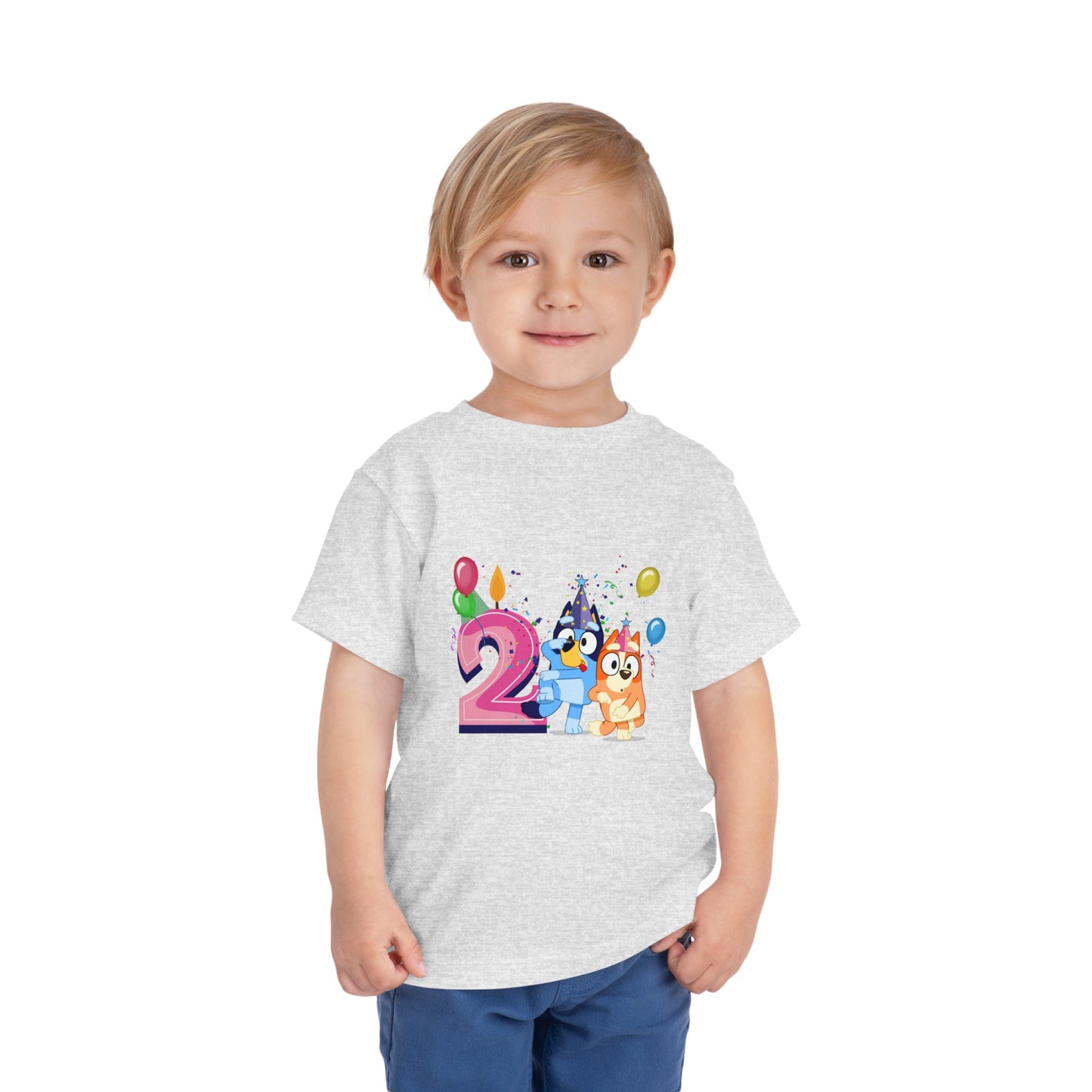 2nd Birthday Toddler Short Sleeve Tee