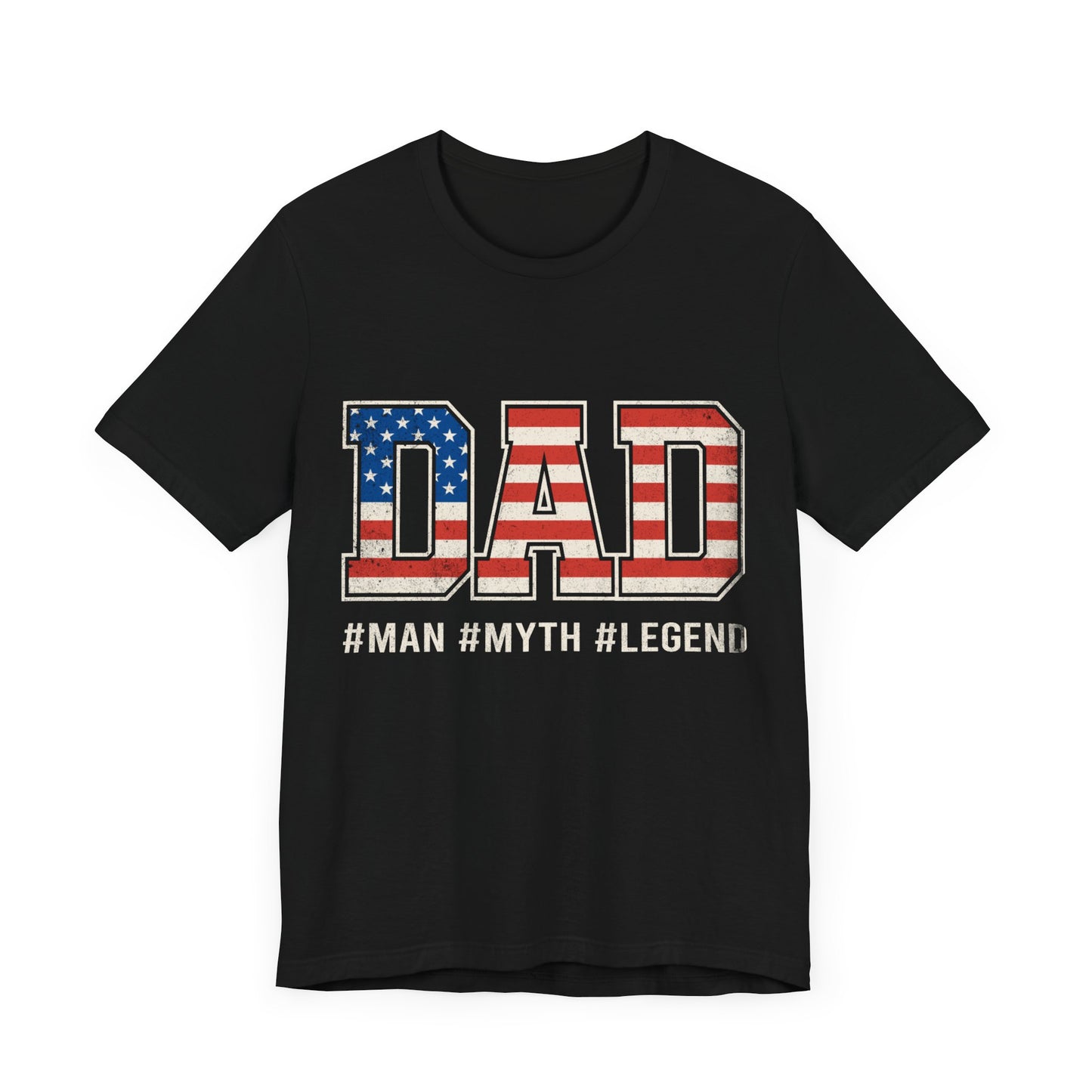 DAD The Man. The Myth. The Legend Jersey Short Sleeve Tee