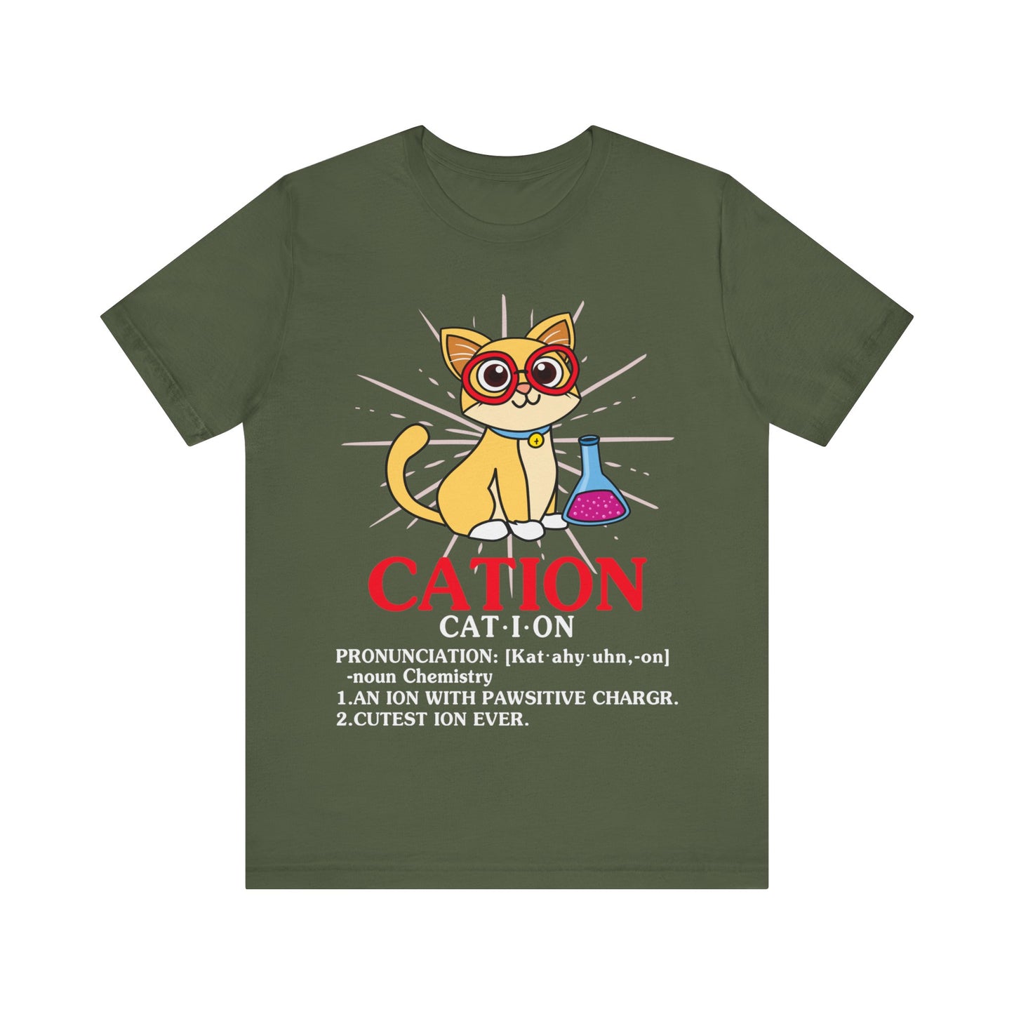 Cat-I-On (Cation) Definition Jersey Short Sleeve Tee