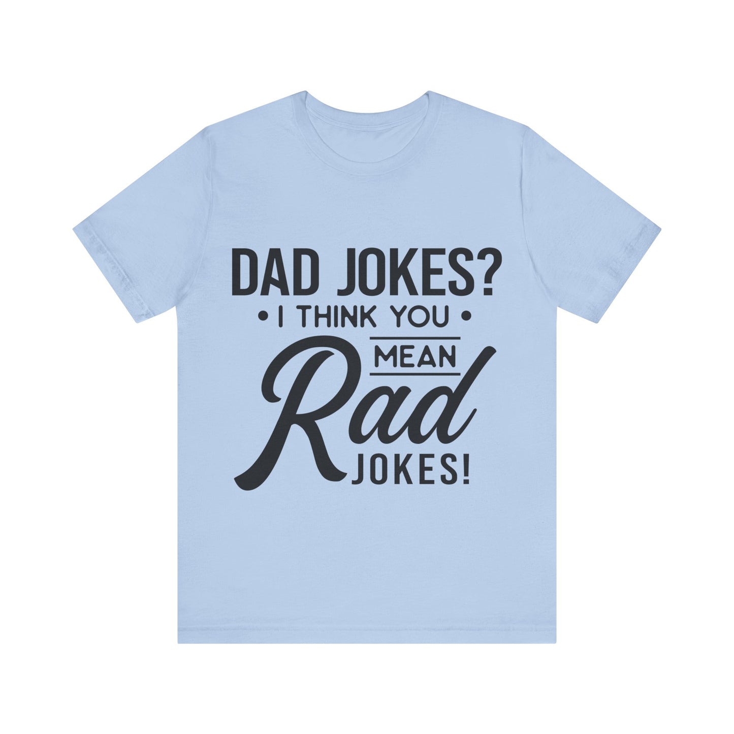 Dad Jokes Jersey Short Sleeve Tee