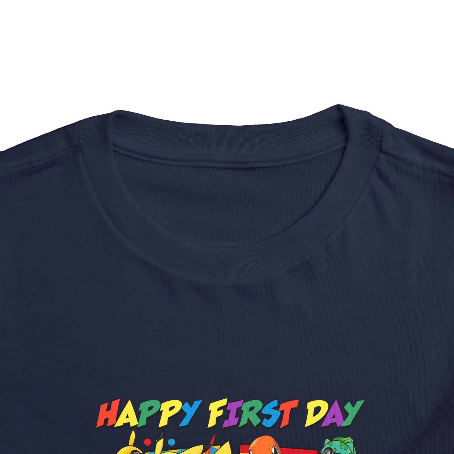 Happy First Day of School Toddler Short Sleeve Tee