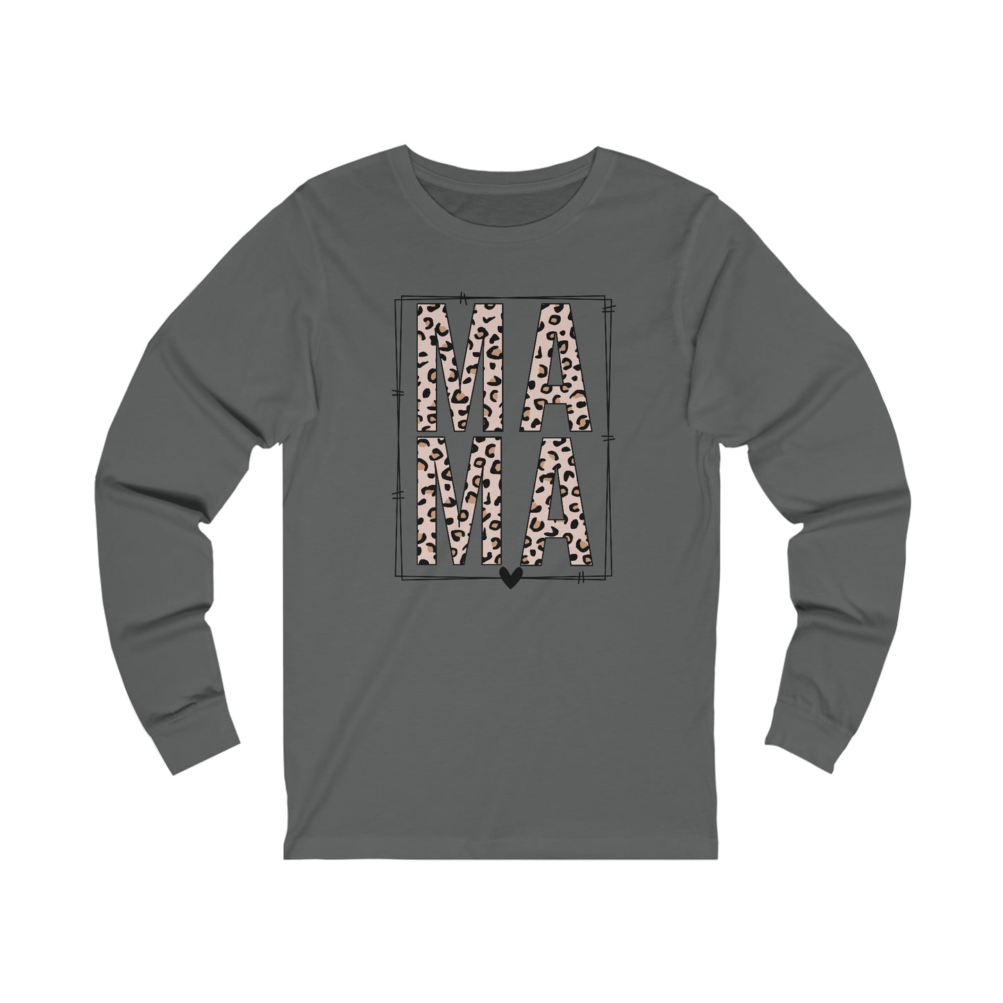 MAMA Leopard print long sleeve tshirt