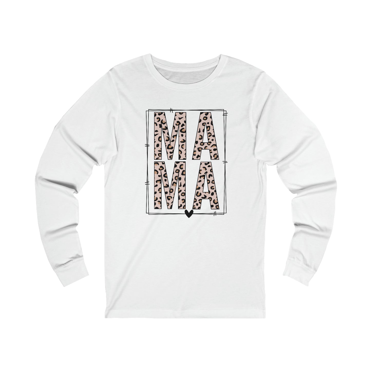 MAMA Leopard print long sleeve tshirt