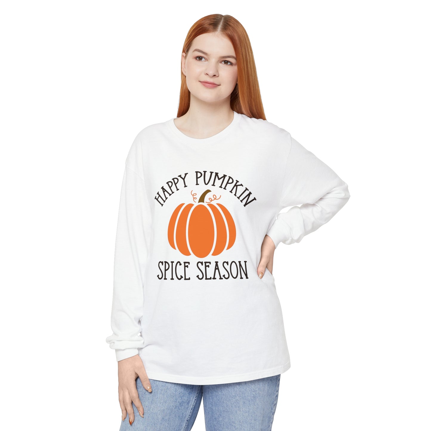 Happy Pumpkin Spice Season Long Sleeve T-Shirt