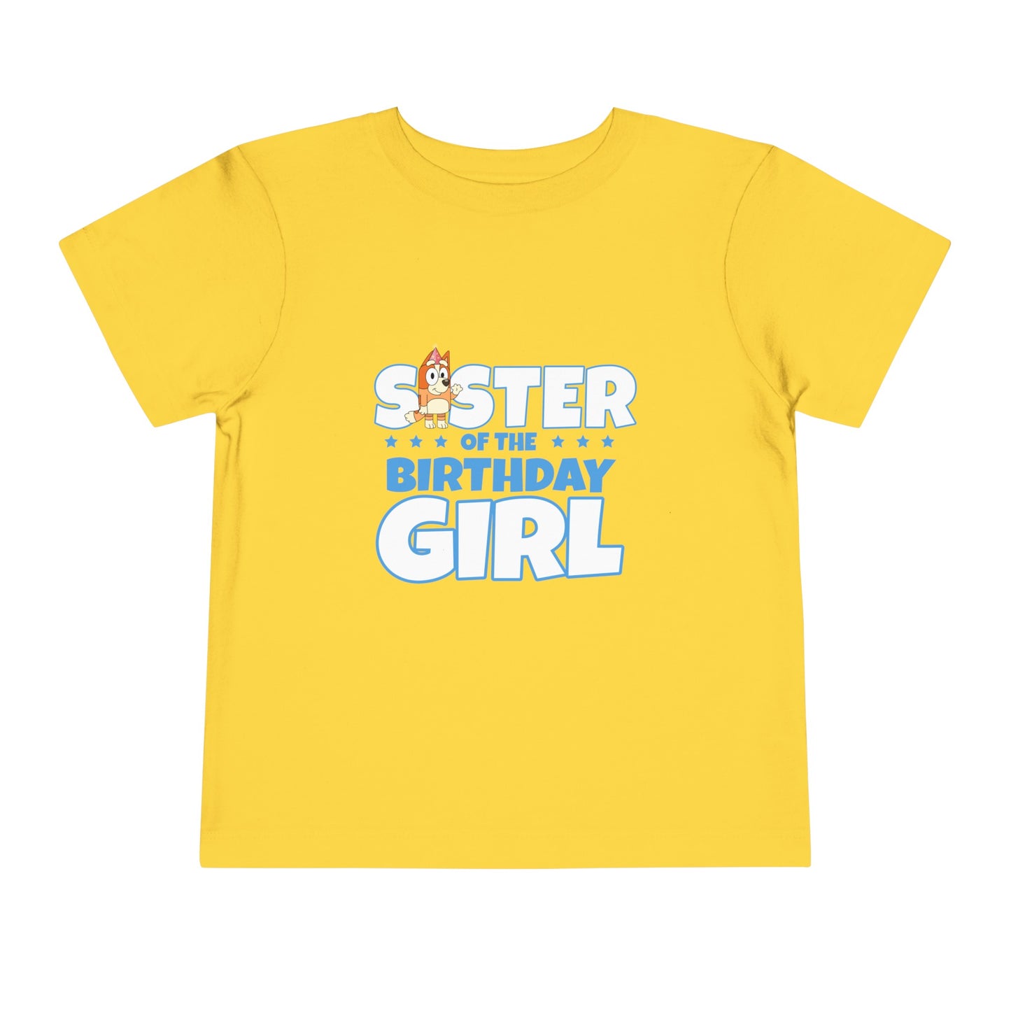 Sister of the Birthday Girl Toddler Short Sleeve Tee