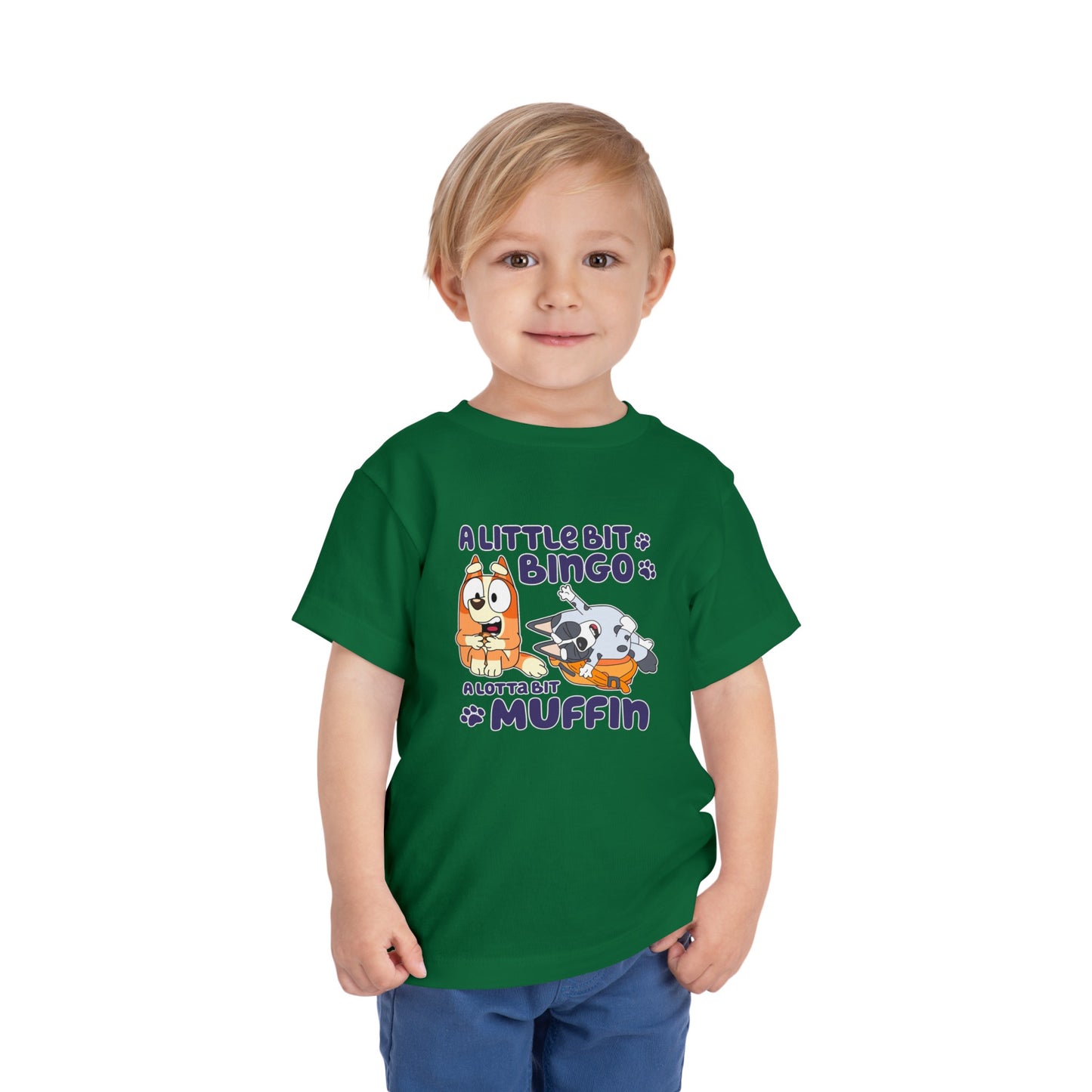 A Little Bit Bingo Toddler Short Sleeve Tee