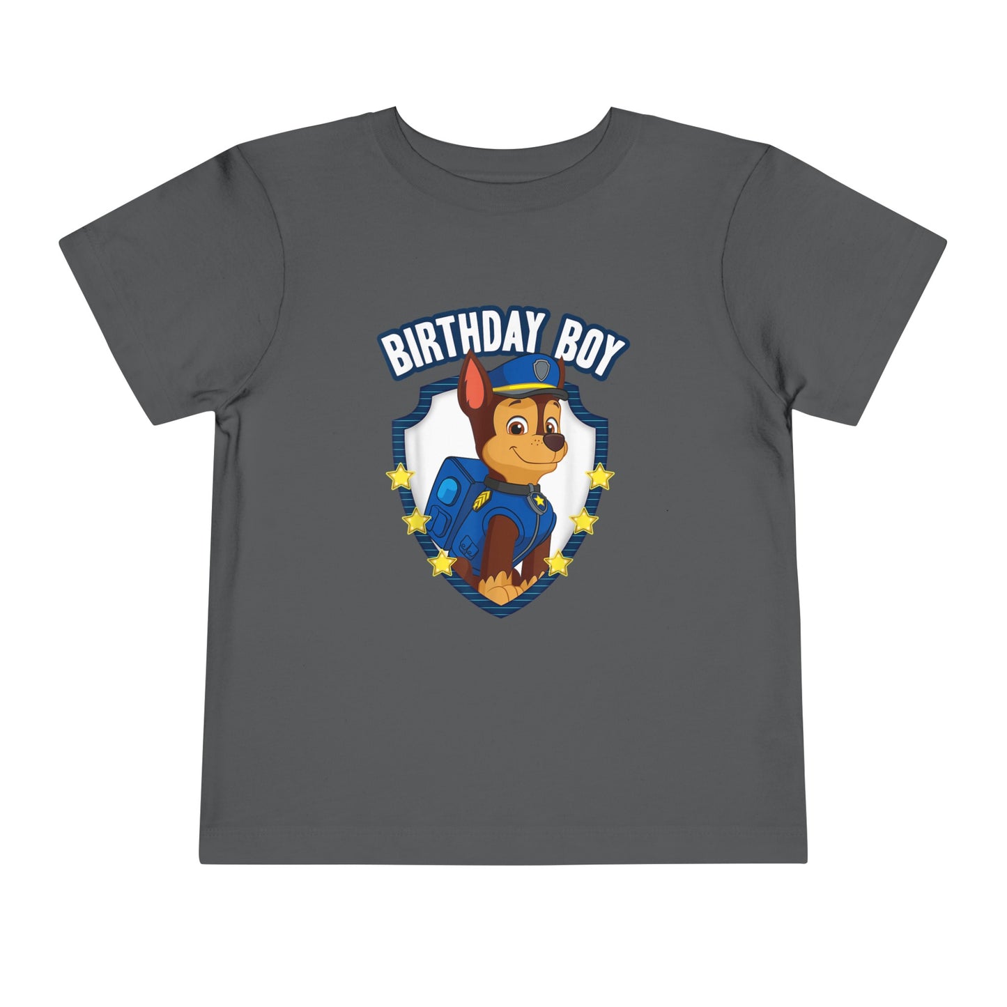 Paw Patrol Chase Birthday Boy Toddler Short Sleeve Tee