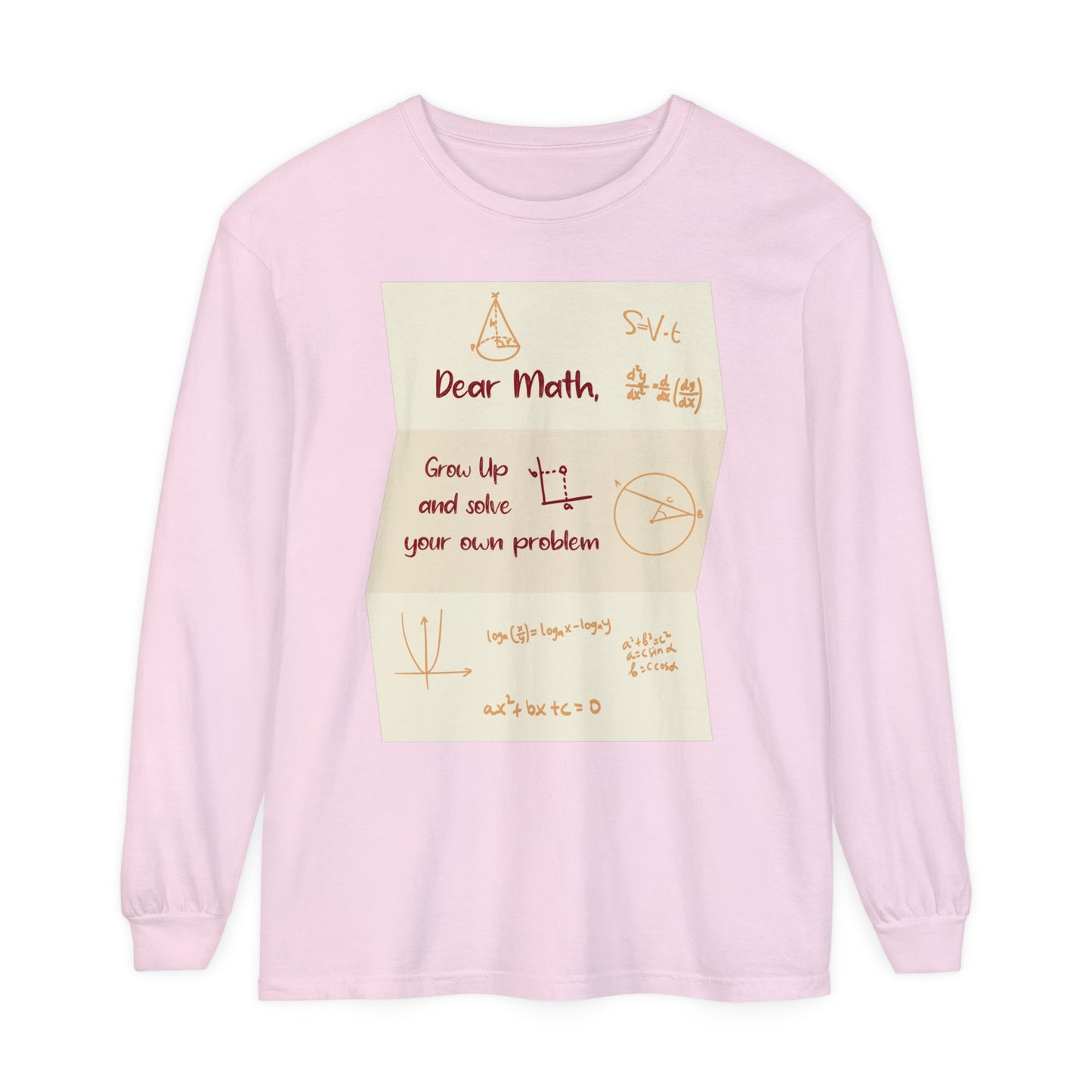 Dear Math Long Sleeve T-Shirt