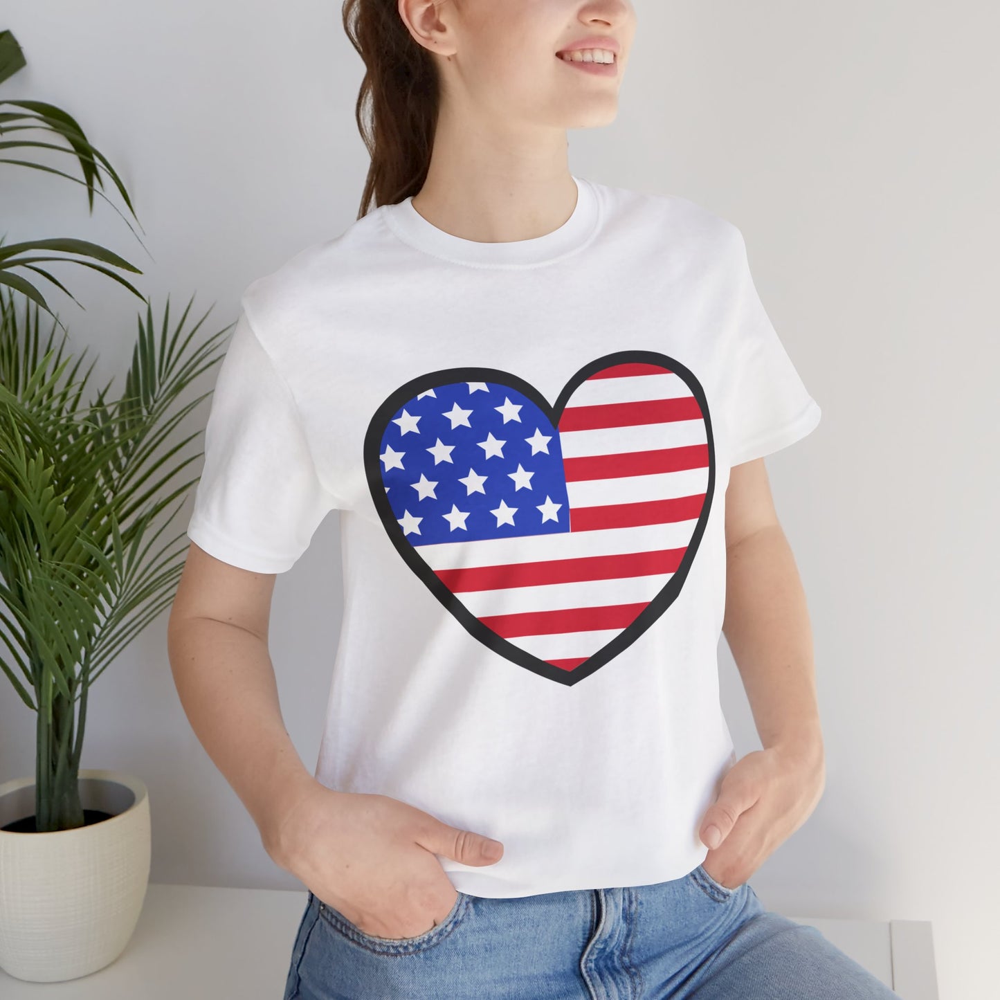 American Heart Jersey Short Sleeve Tee