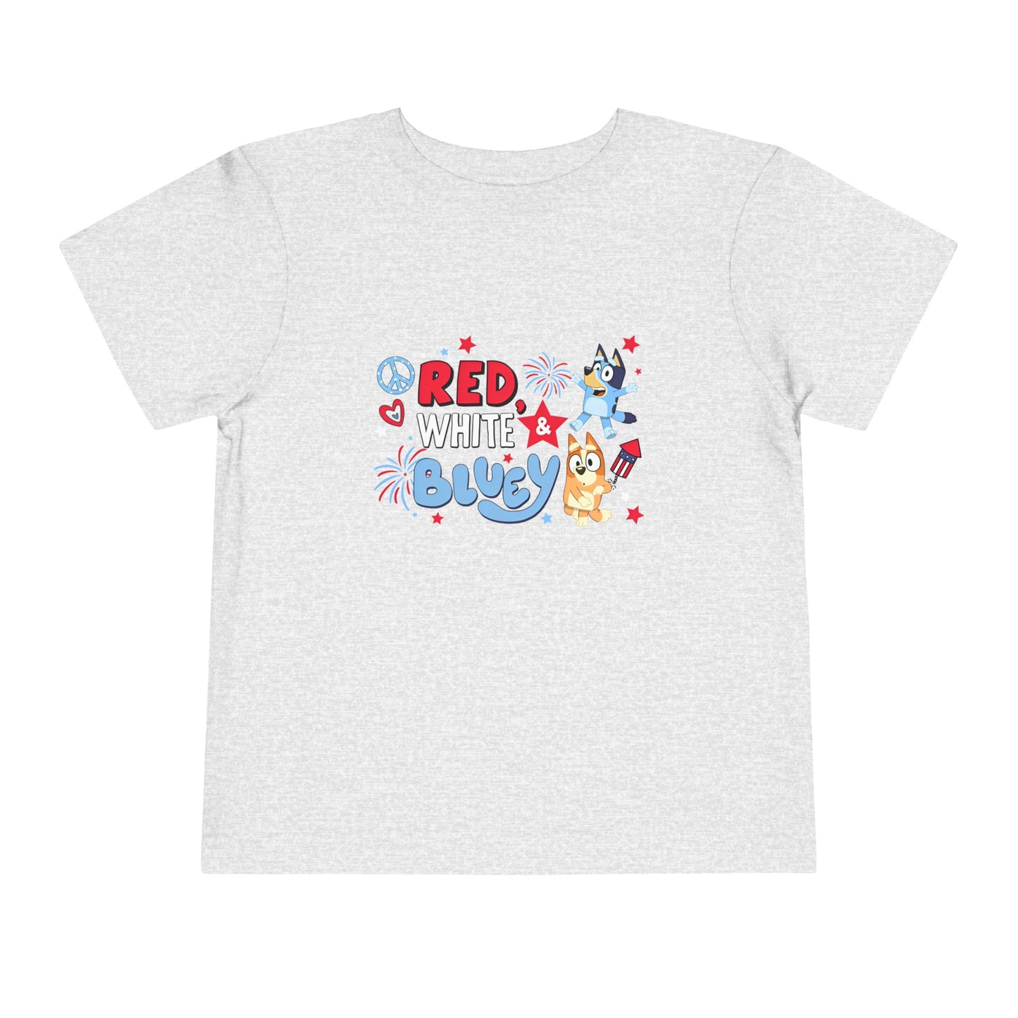 Red, White & Bluey Toddler Short Sleeve Tee