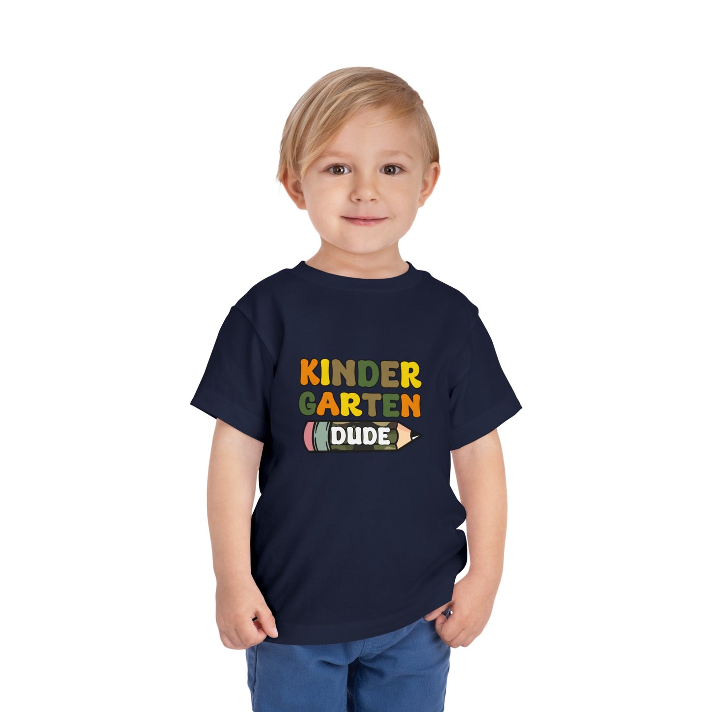 Kindergarten Dude Toddler Short Sleeve Tee