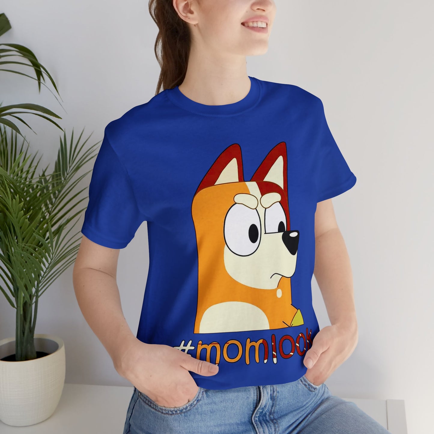 Chilli Heeler #momlook Short Sleeve Tshirt