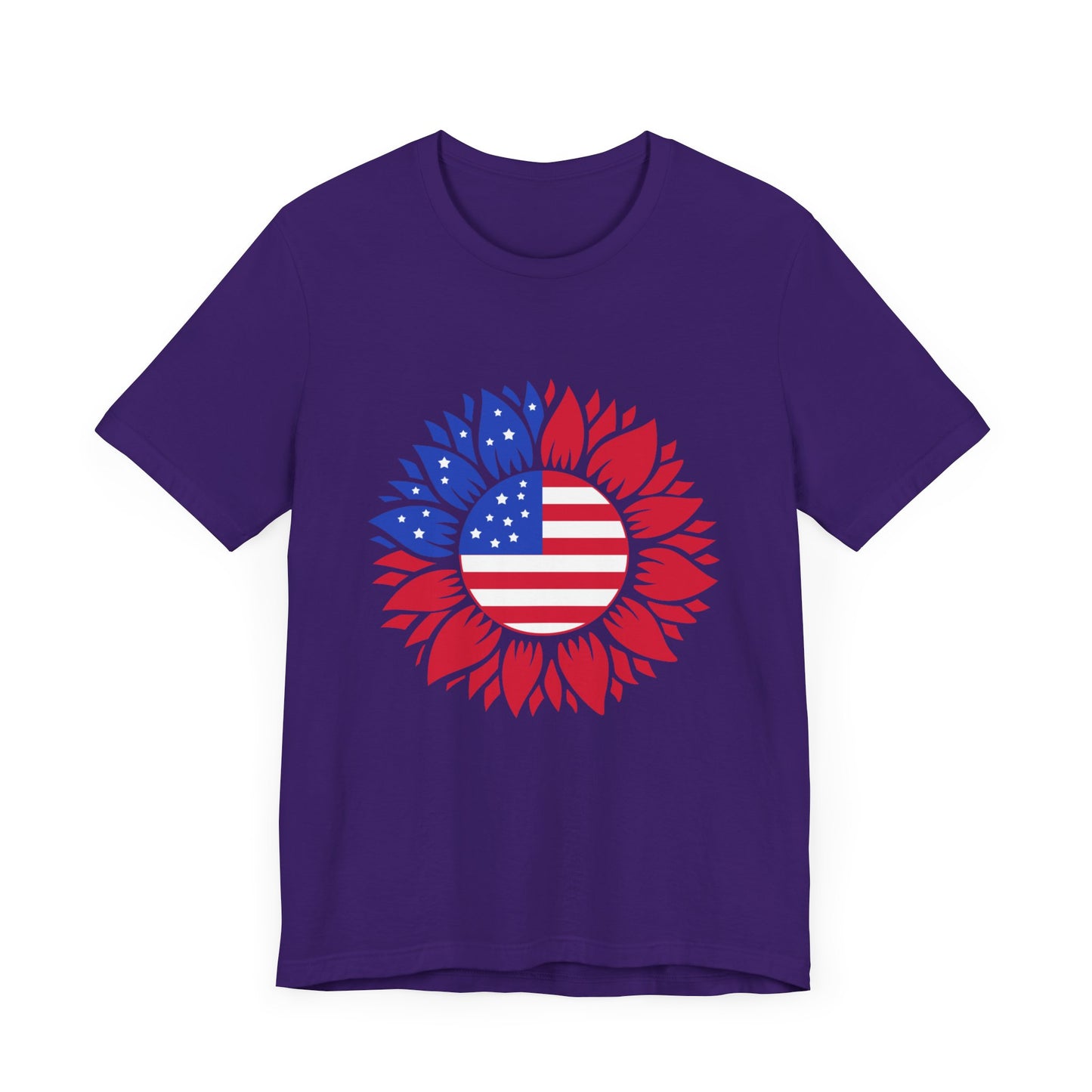 American Sunflower Jersey Short Sleeve Tee