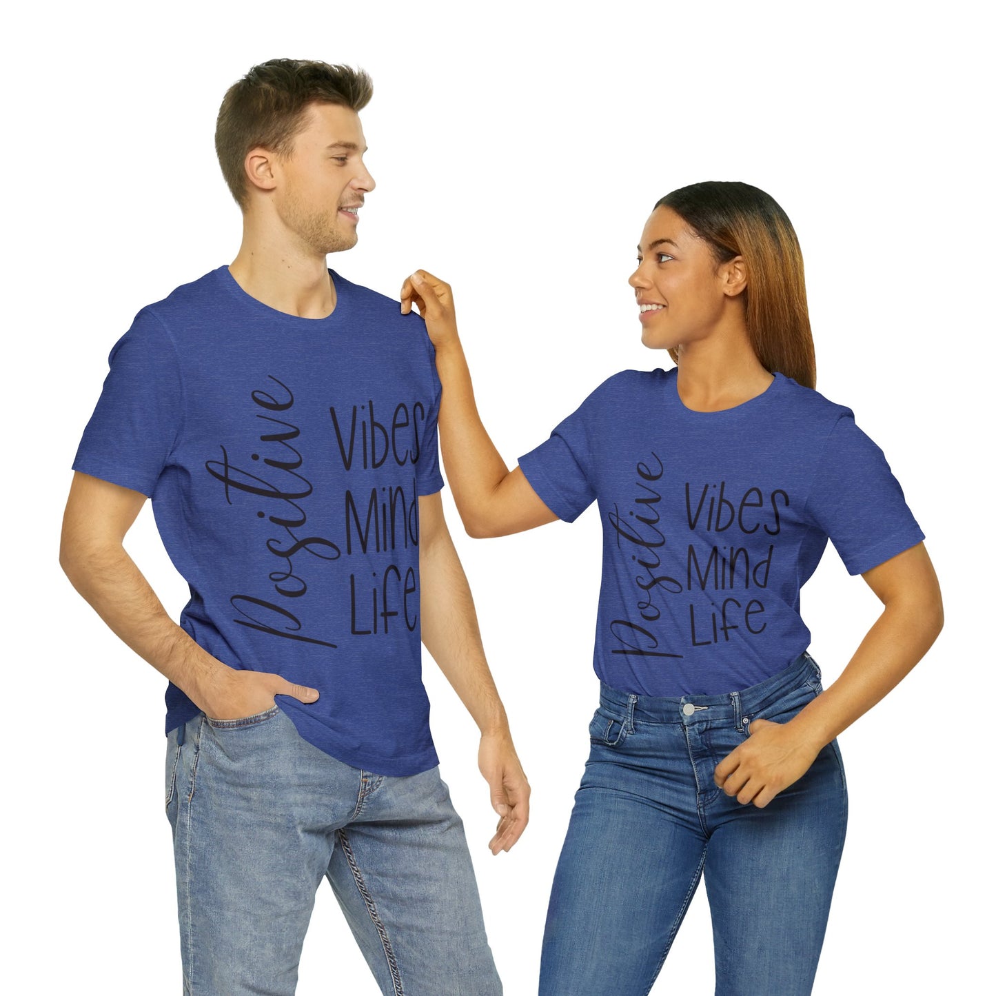 Positive vibes mind life short sleeve Tshirt