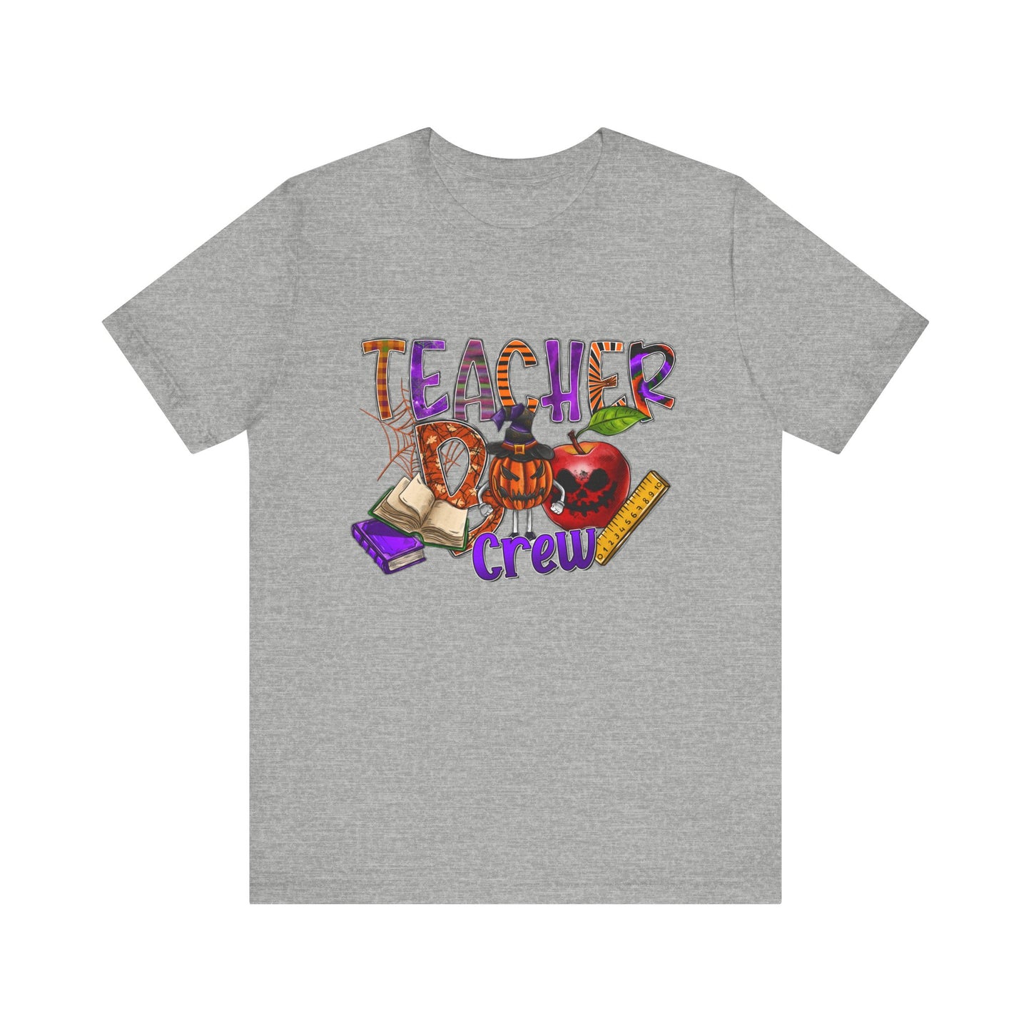 Teacher Boo Crew Jersey Short Sleeve Tee