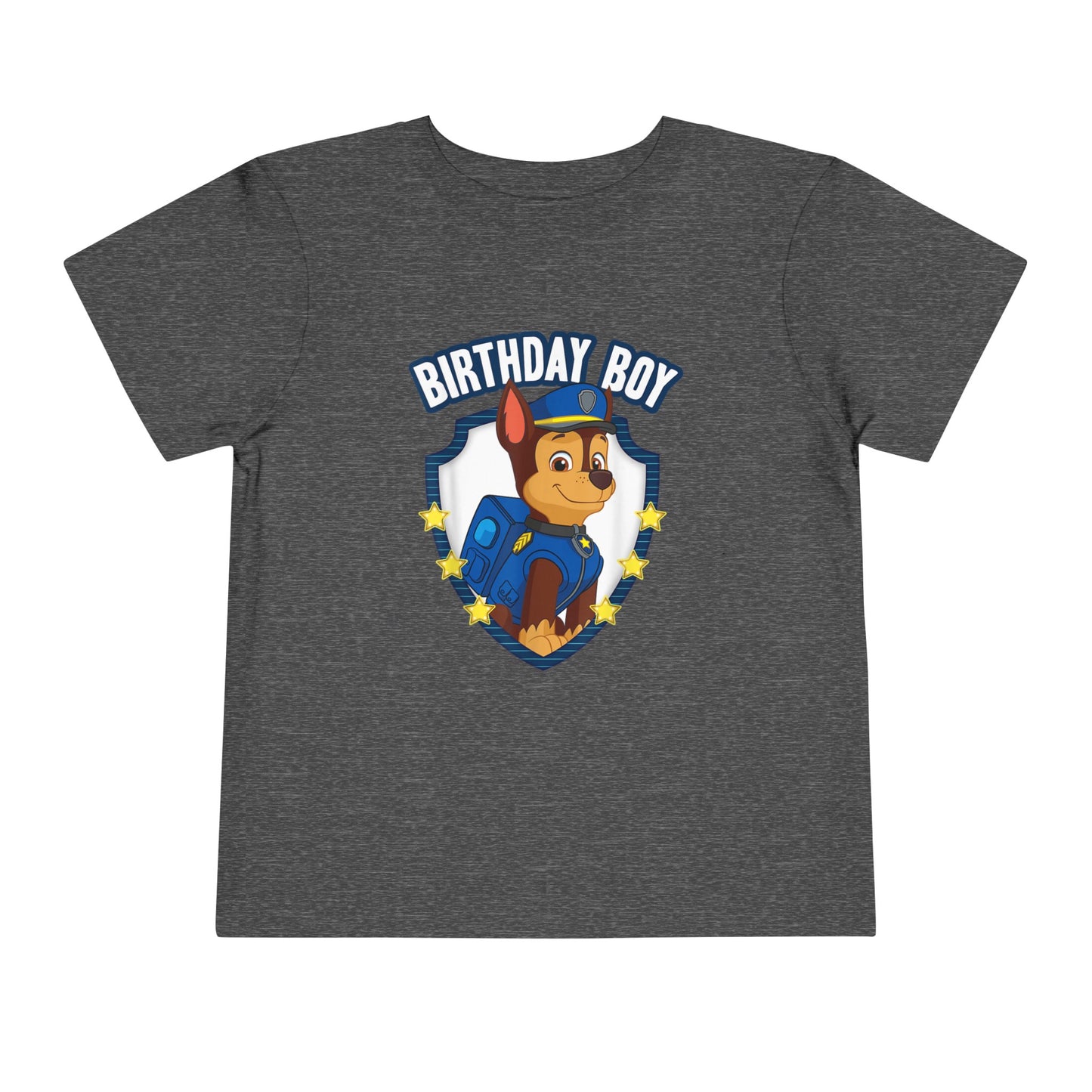 Paw Patrol Chase Birthday Boy Toddler Short Sleeve Tee