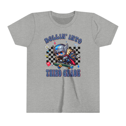 THOR - Rollin' Into 3rd Grade Youth Short Sleeve Tee