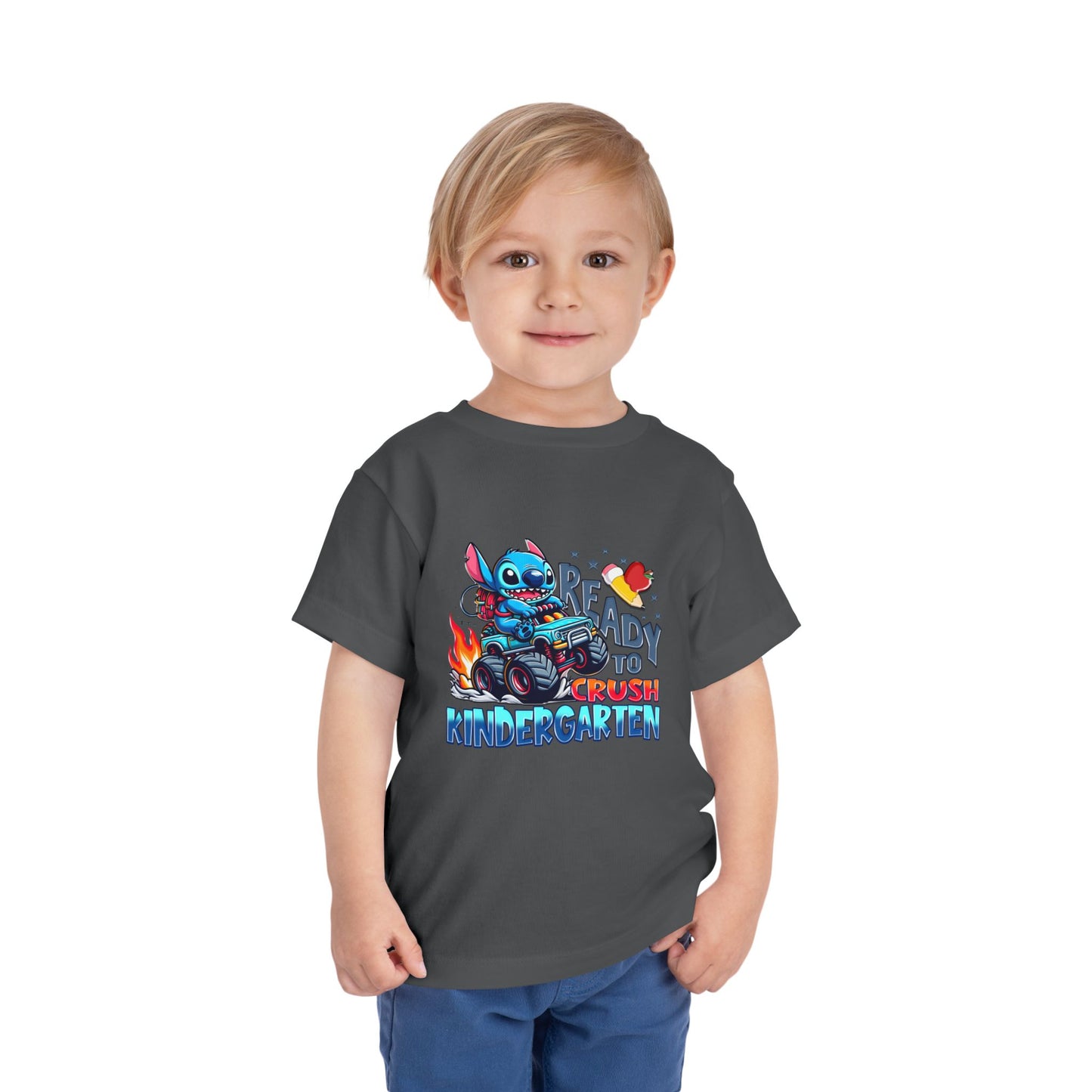 Ready to Crush Kindergarten Toddler Short Sleeve Tee