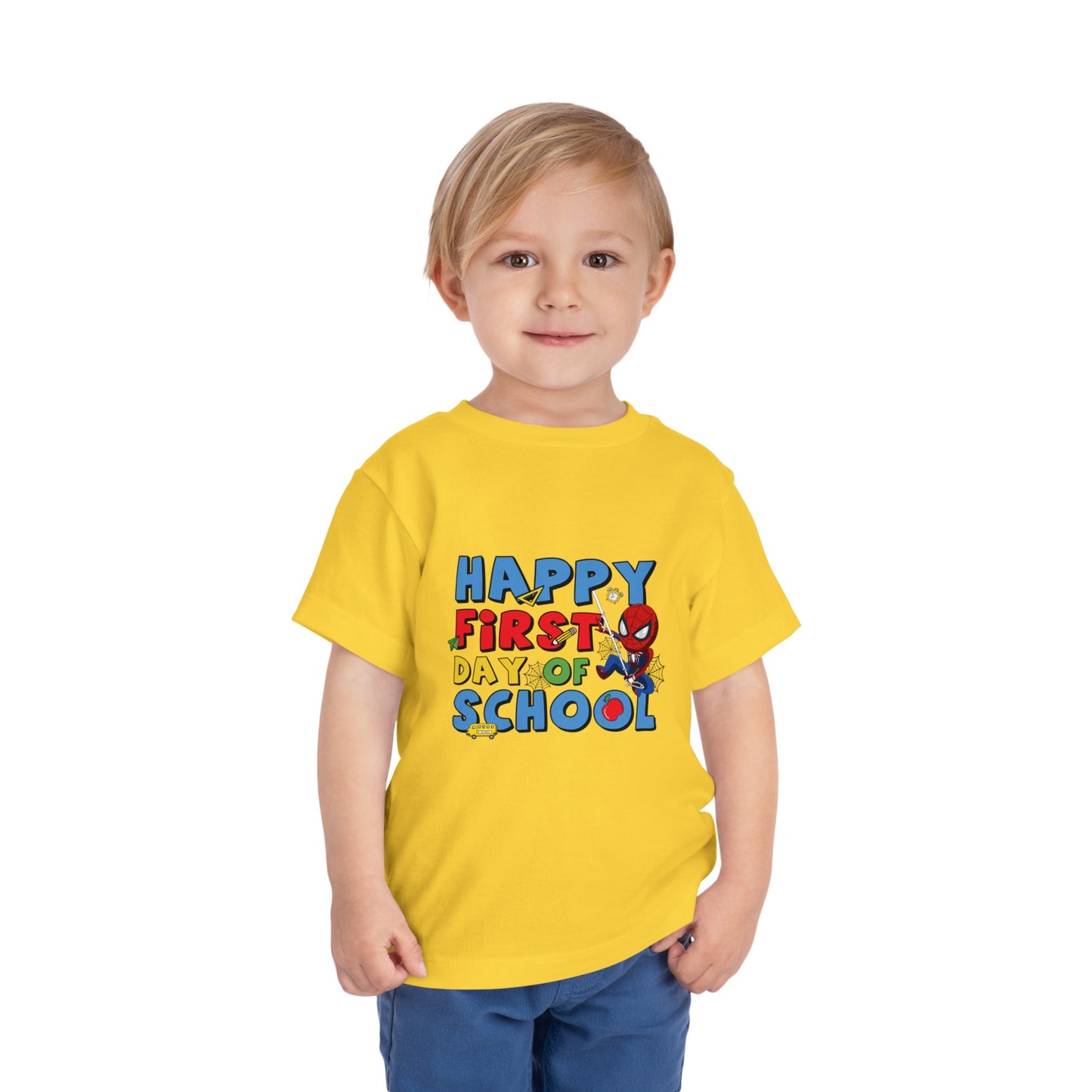 Happy First Day of School Toddler Short Sleeve Tee