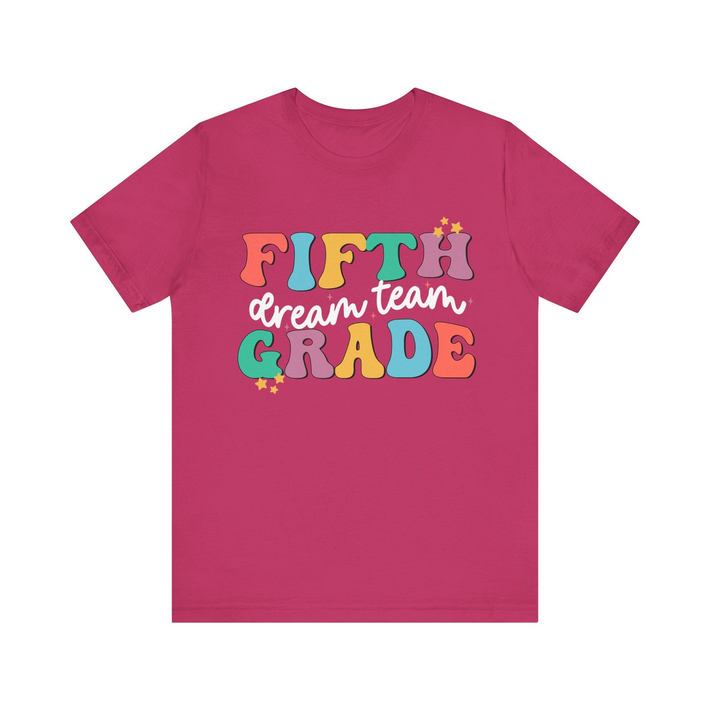 Fifth Grade Dream Team Jersey Short Sleeve Tee