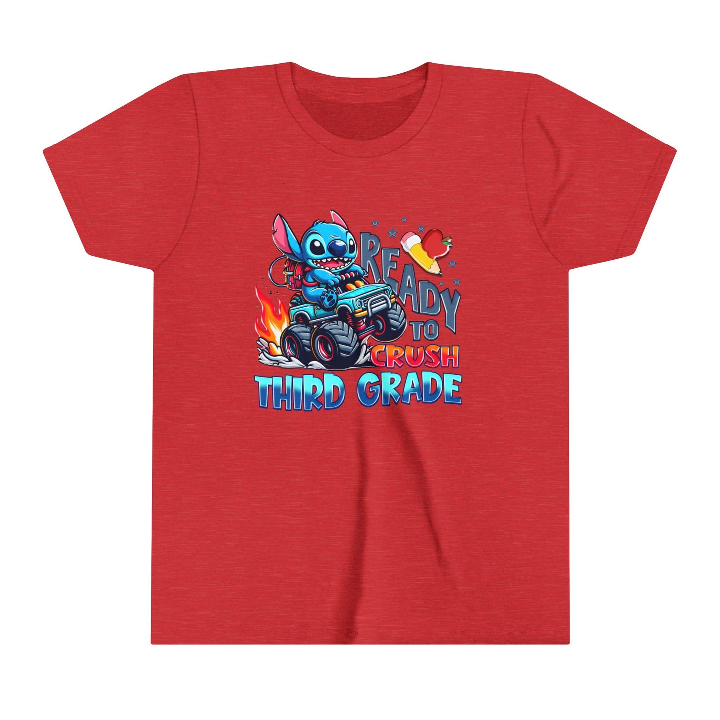 Ready to Crush Third Grade Youth Short Sleeve Tee