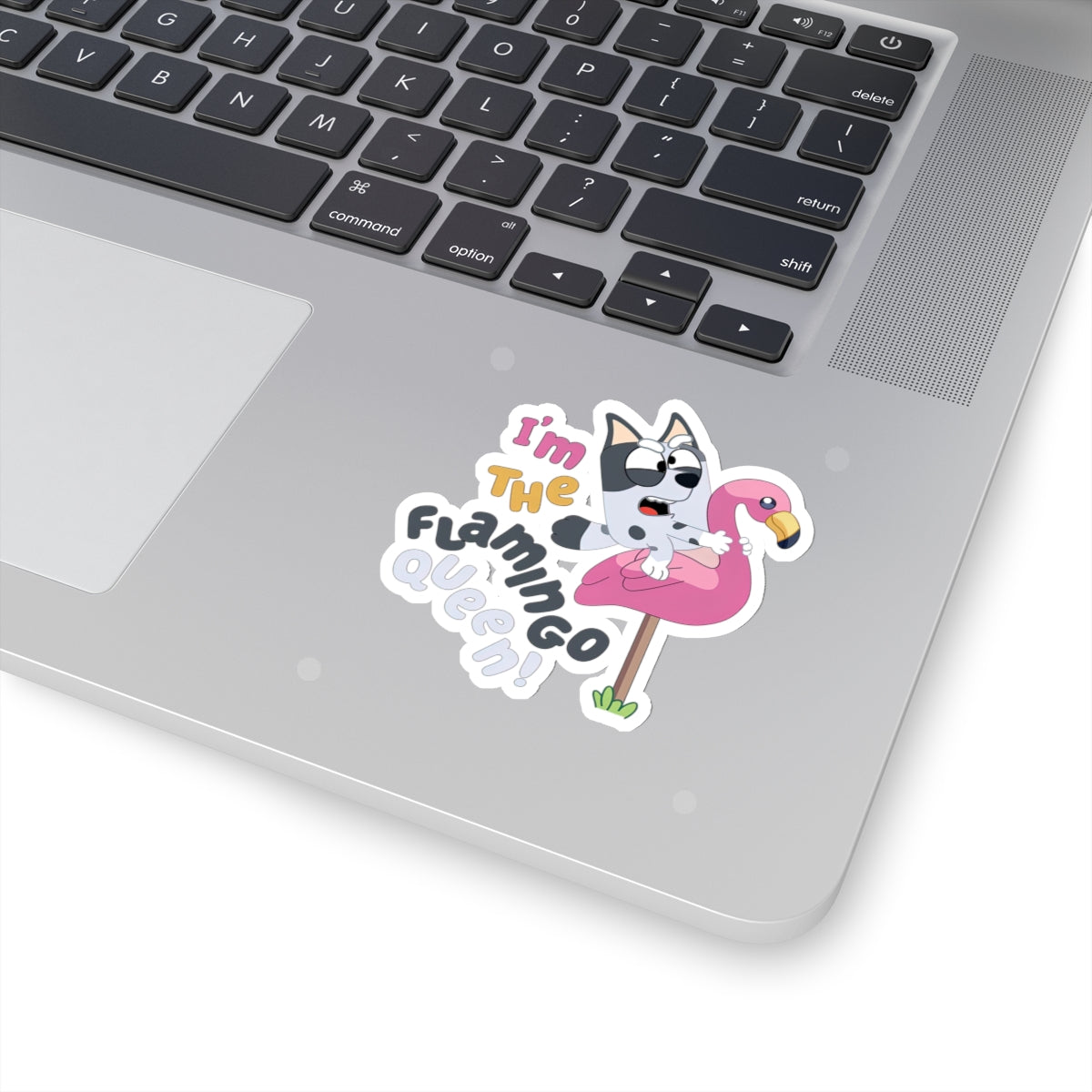 I'm the Flamingo Queen Kiss-Cut Stickers
