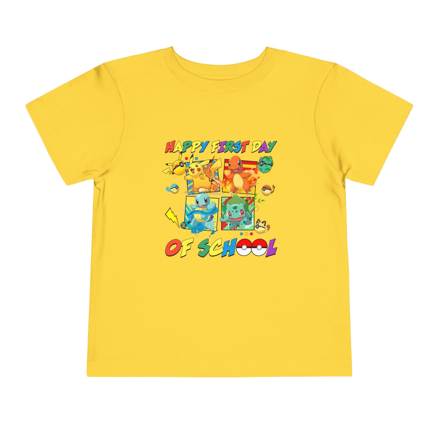 Happy First Day of School Toddler Short Sleeve Tee