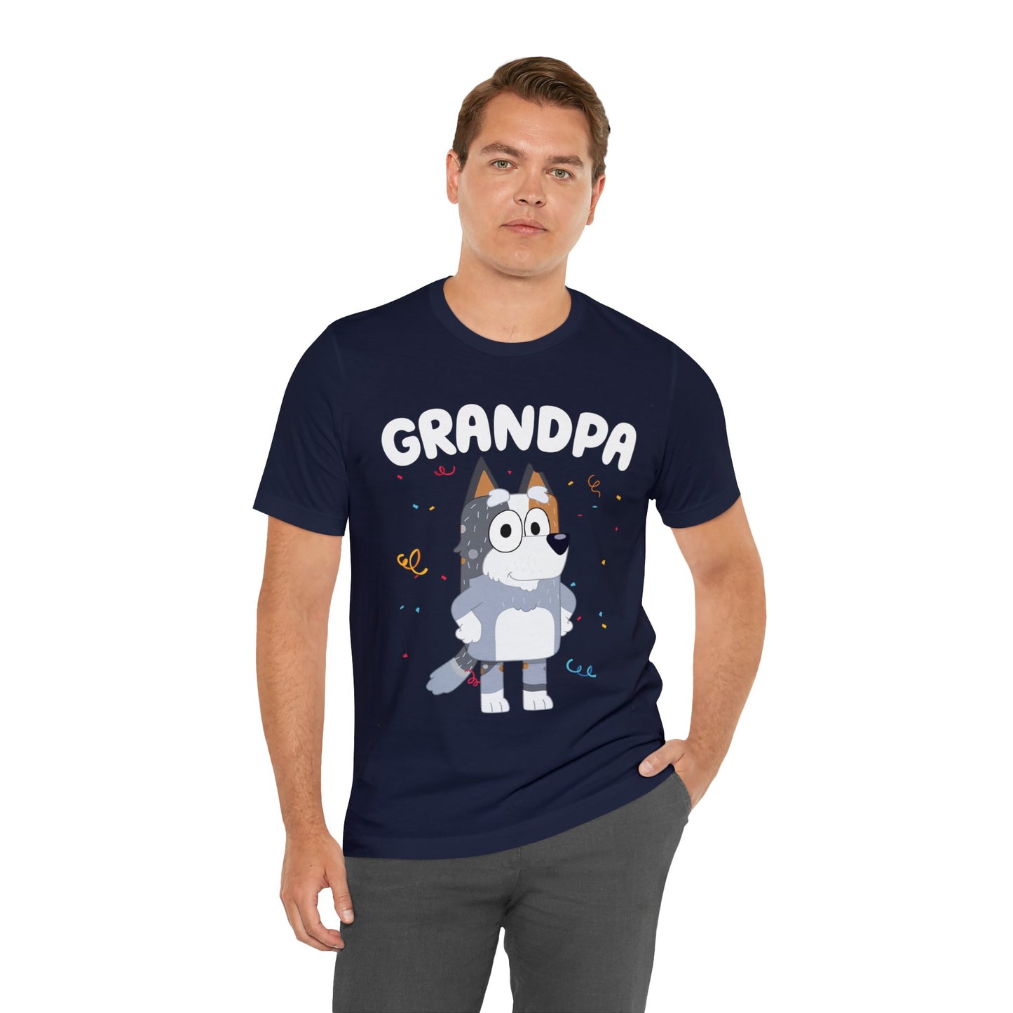 Grandpa Bluey Birthday Short sleeve Tshirt