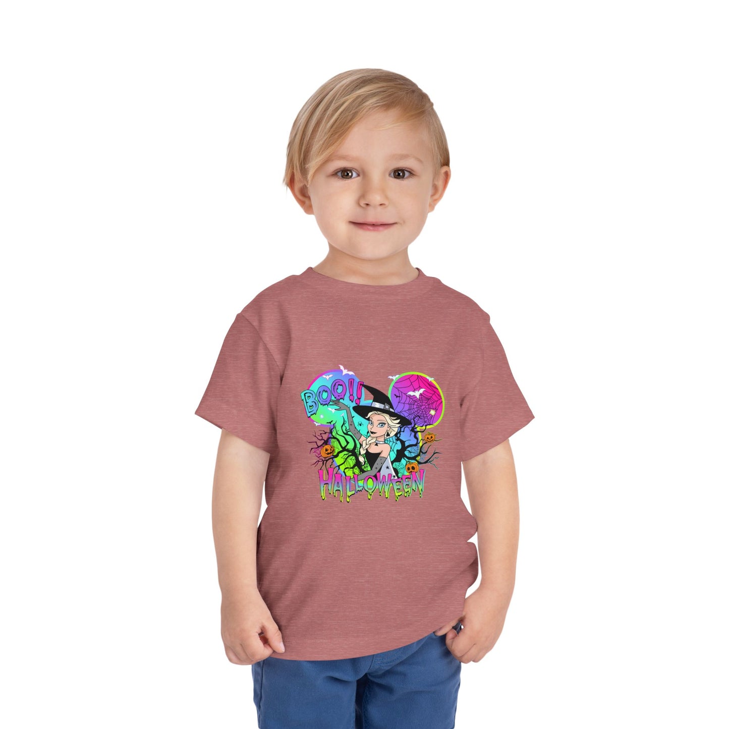 Elsa Boo! Halloween Toddler Short Sleeve Tee
