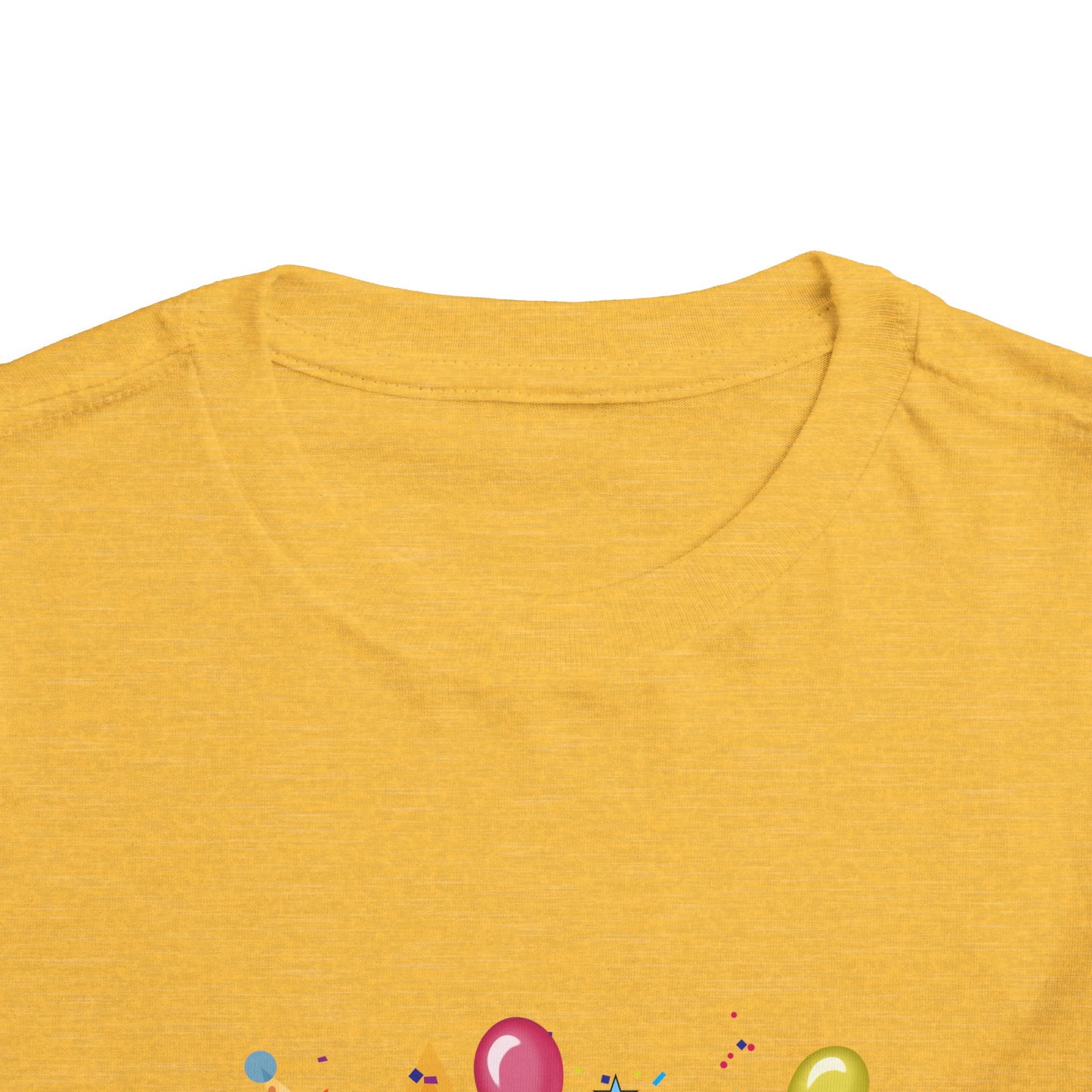4th Birthday Toddler Short Sleeve Tee