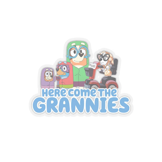 Here comes the grannies Stickers