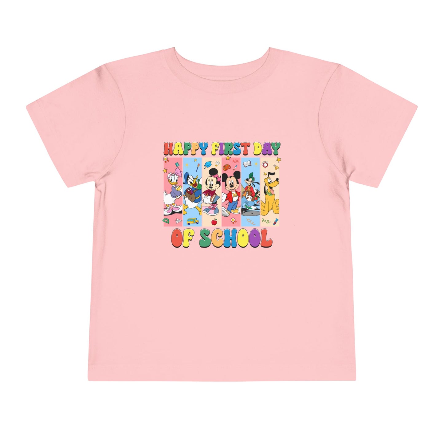 Happy First Day of School Toddler Short Sleeve Tee