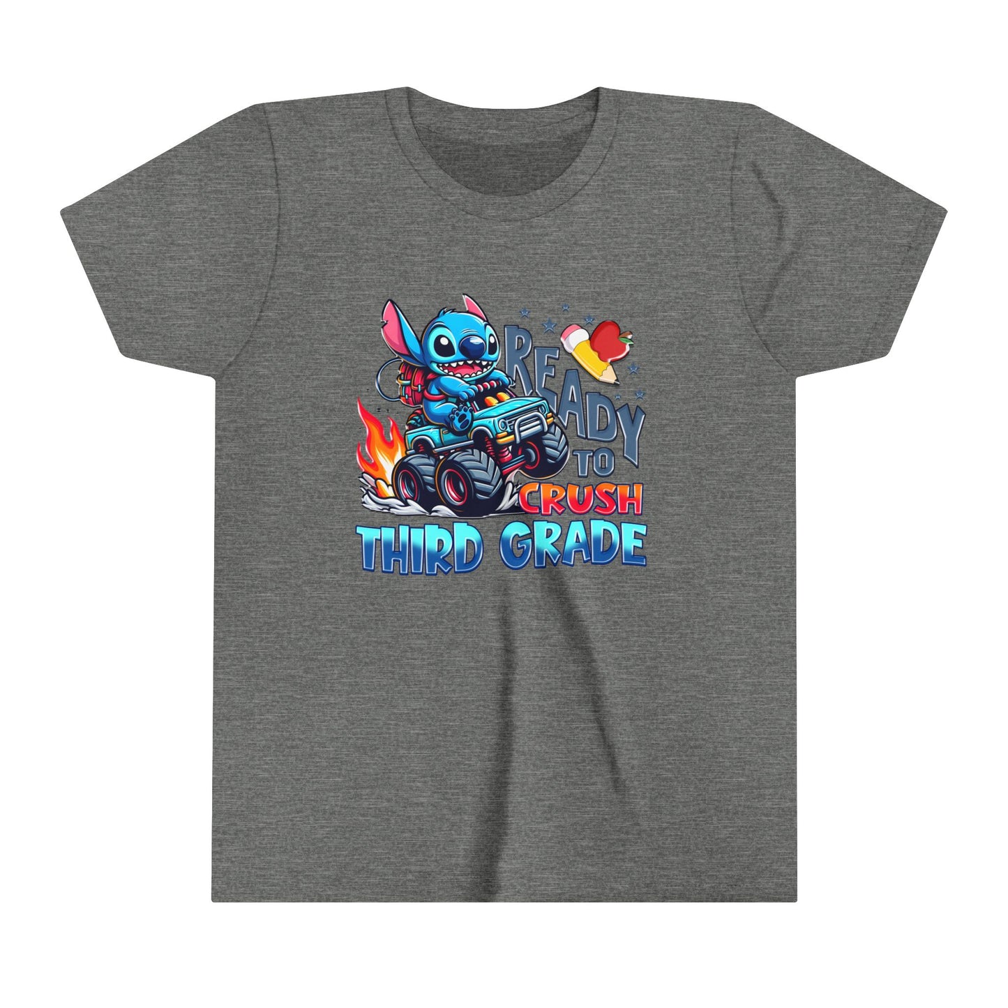 Ready to Crush Third Grade Youth Short Sleeve Tee