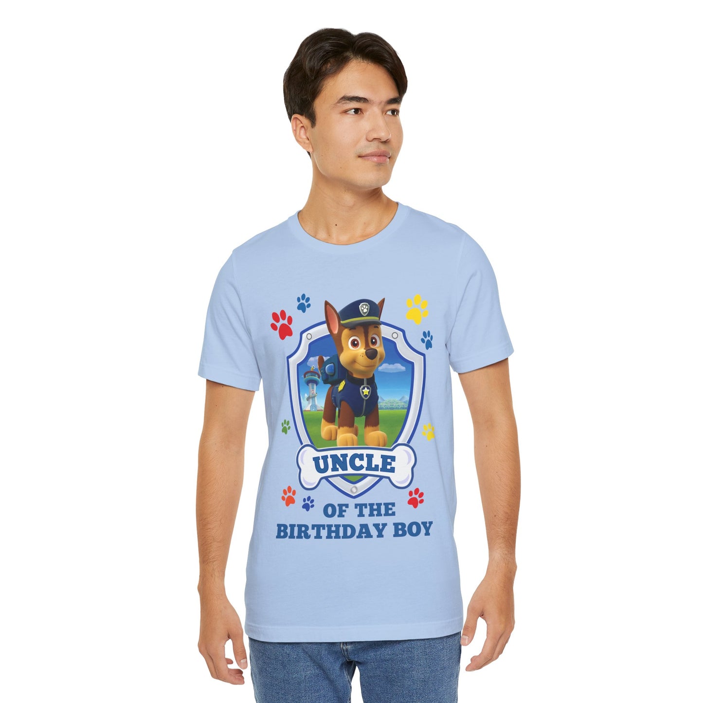 Uncle of the Birthday Boy Jersey Short Sleeve Tee